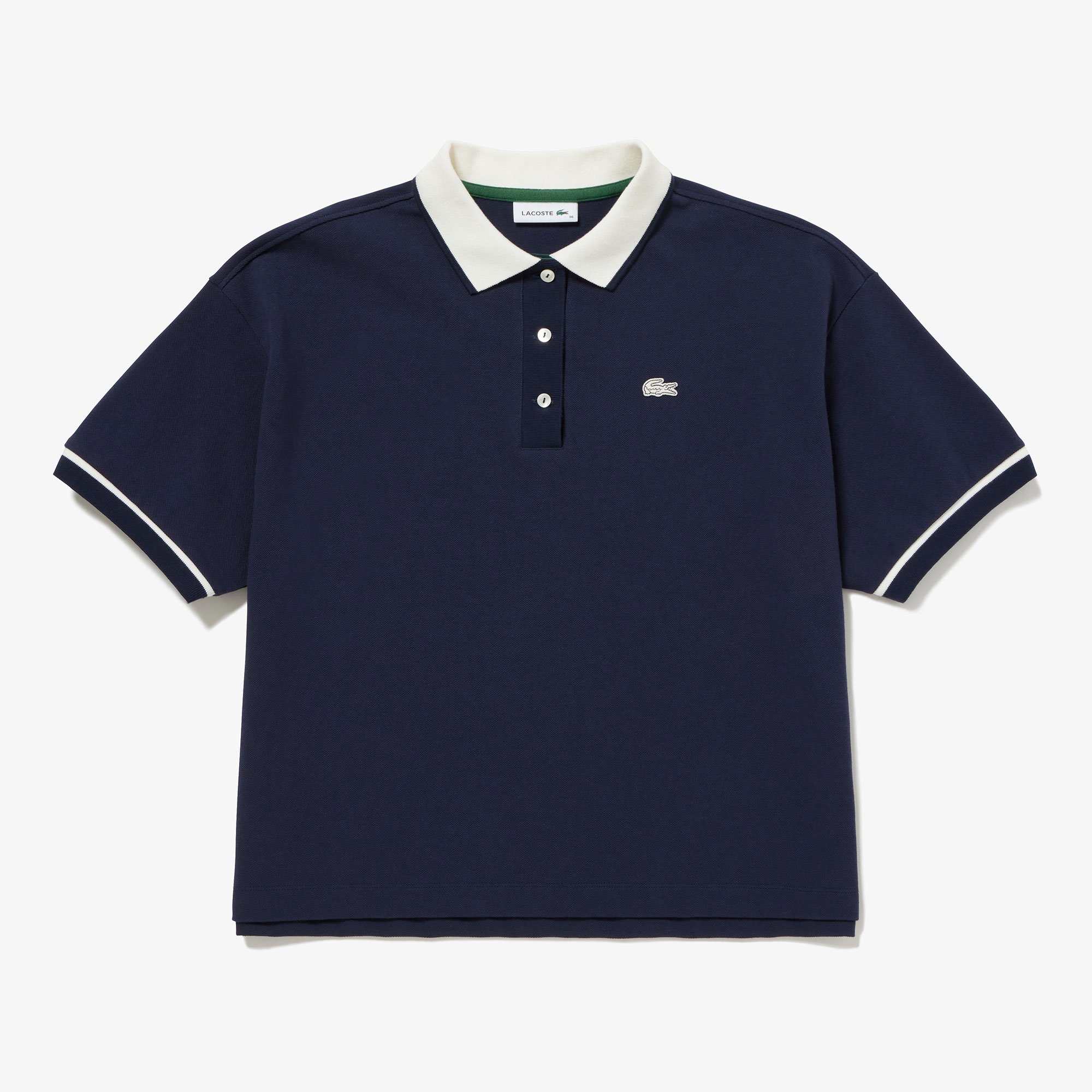 ボクシーシルエットクレリックポロシャツ