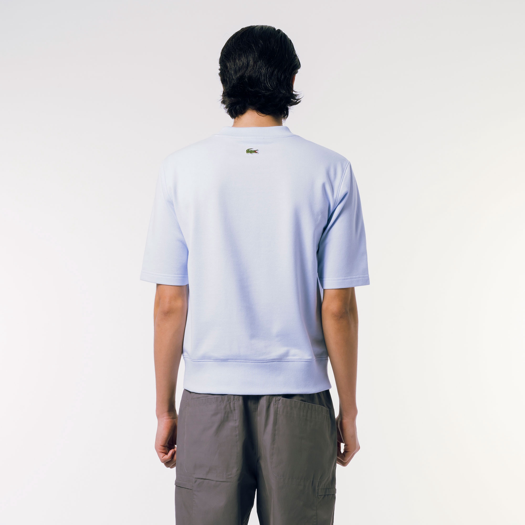 オーバーサイズクロックエンブレムスウェットTシャツ