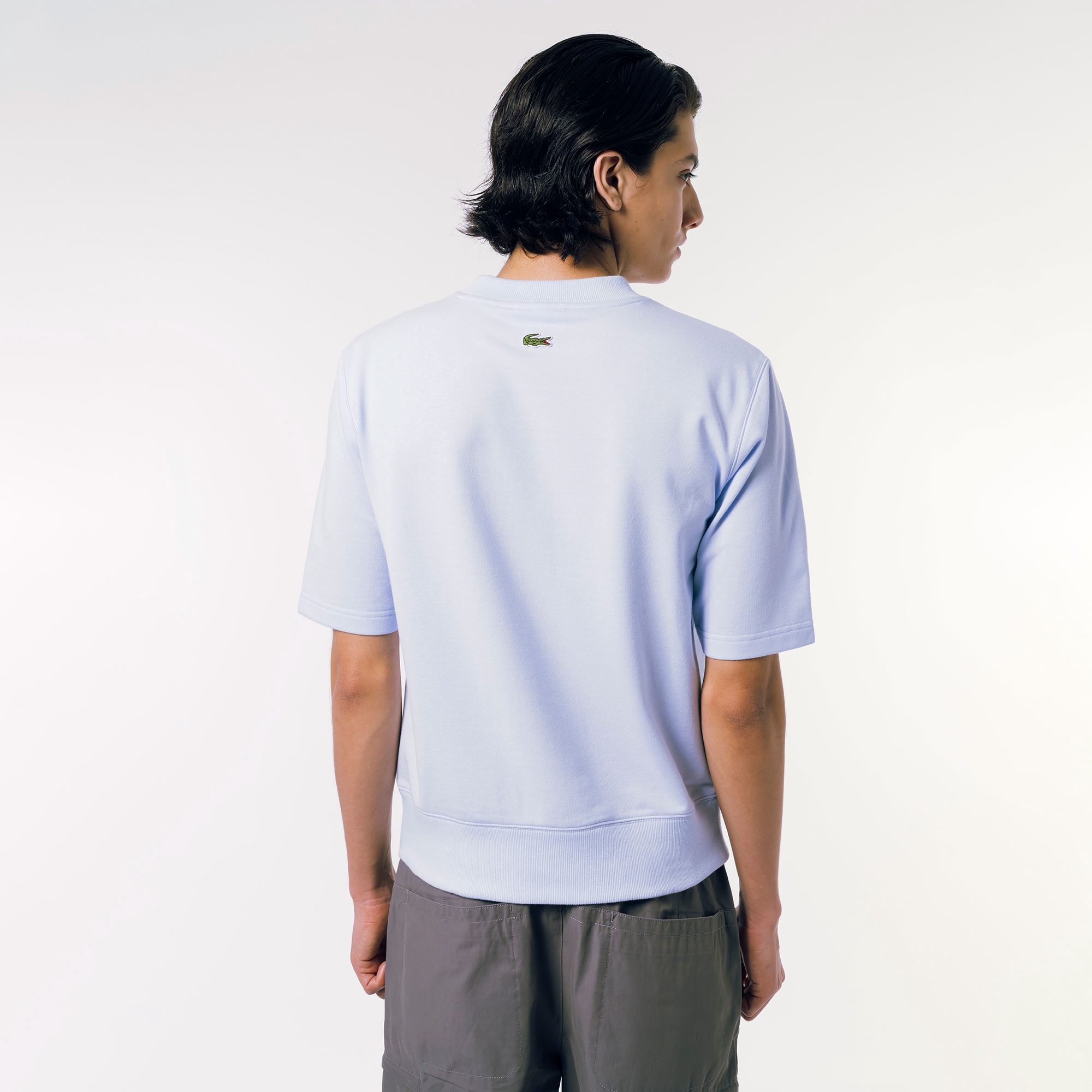 オーバーサイズクロックエンブレムスウェットTシャツ