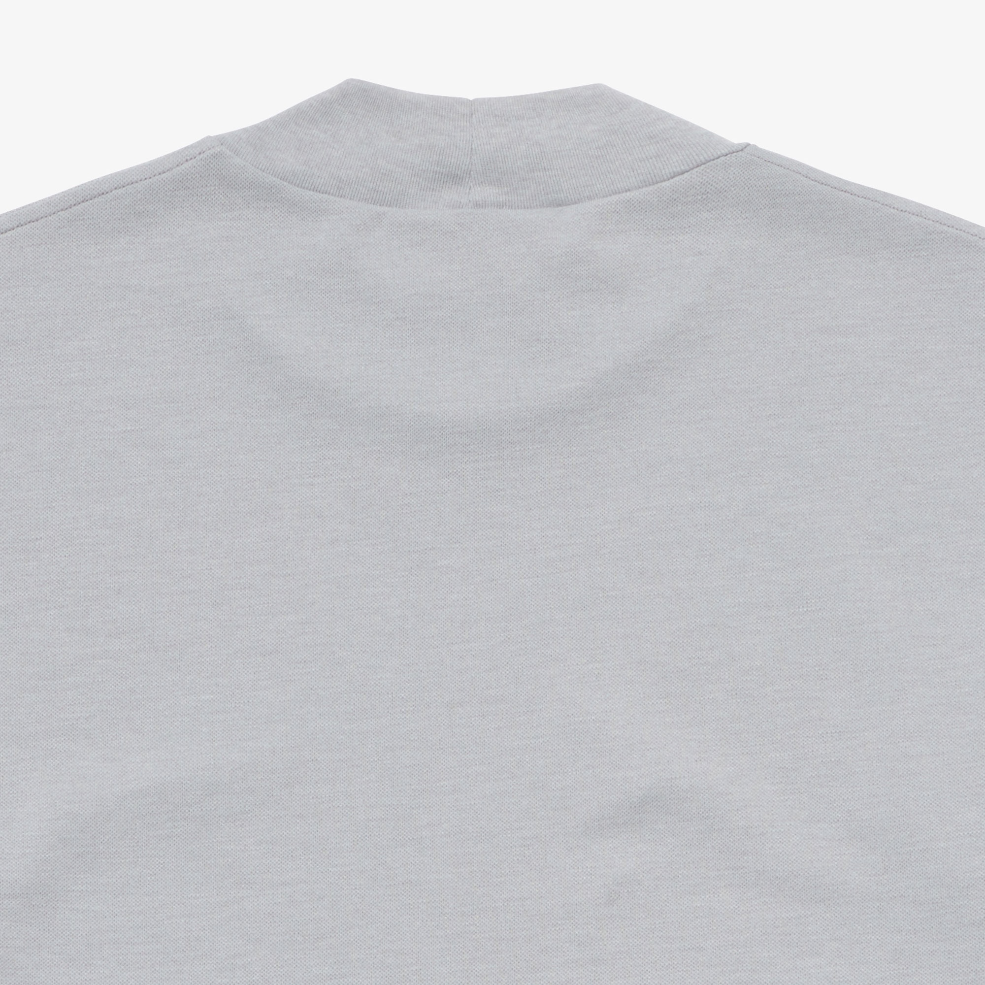 5分袖モックネックサマーニットTシャツ