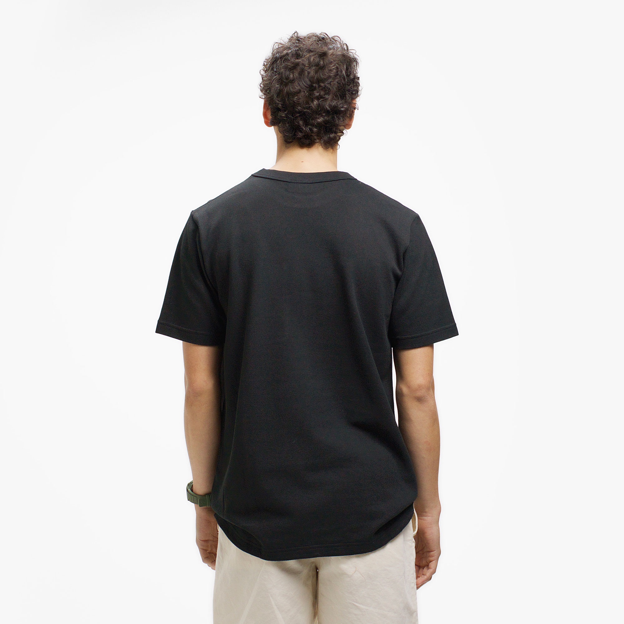 鹿の子地ポケット半袖Tシャツ