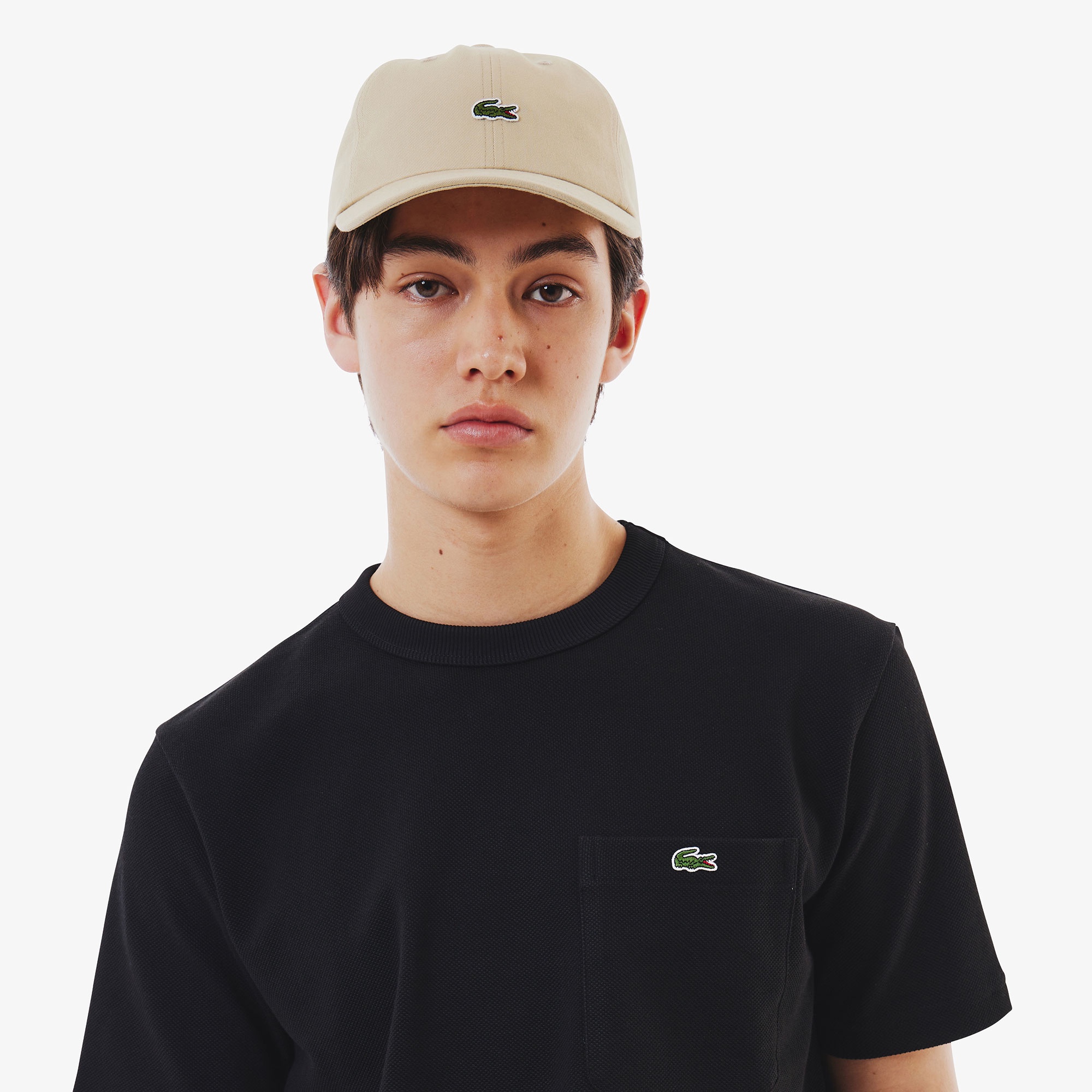 鹿の子地ポケット半袖Tシャツ