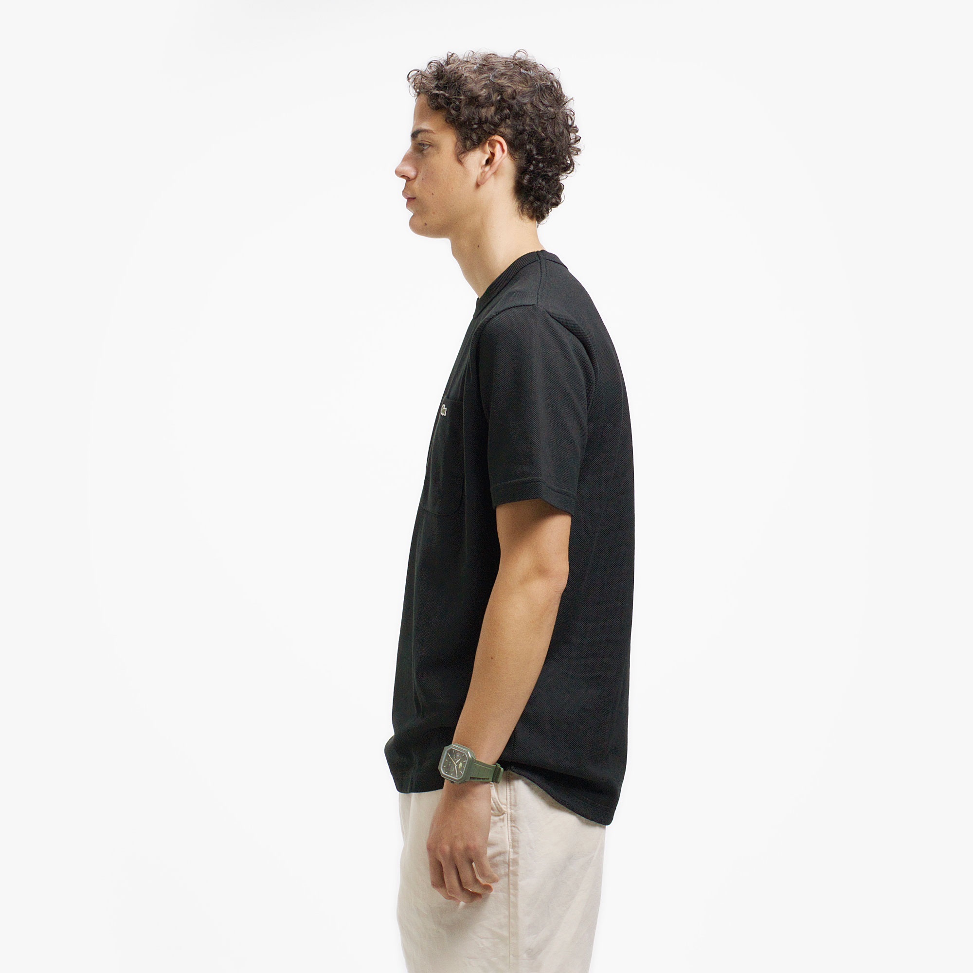 鹿の子地ポケット半袖Tシャツ