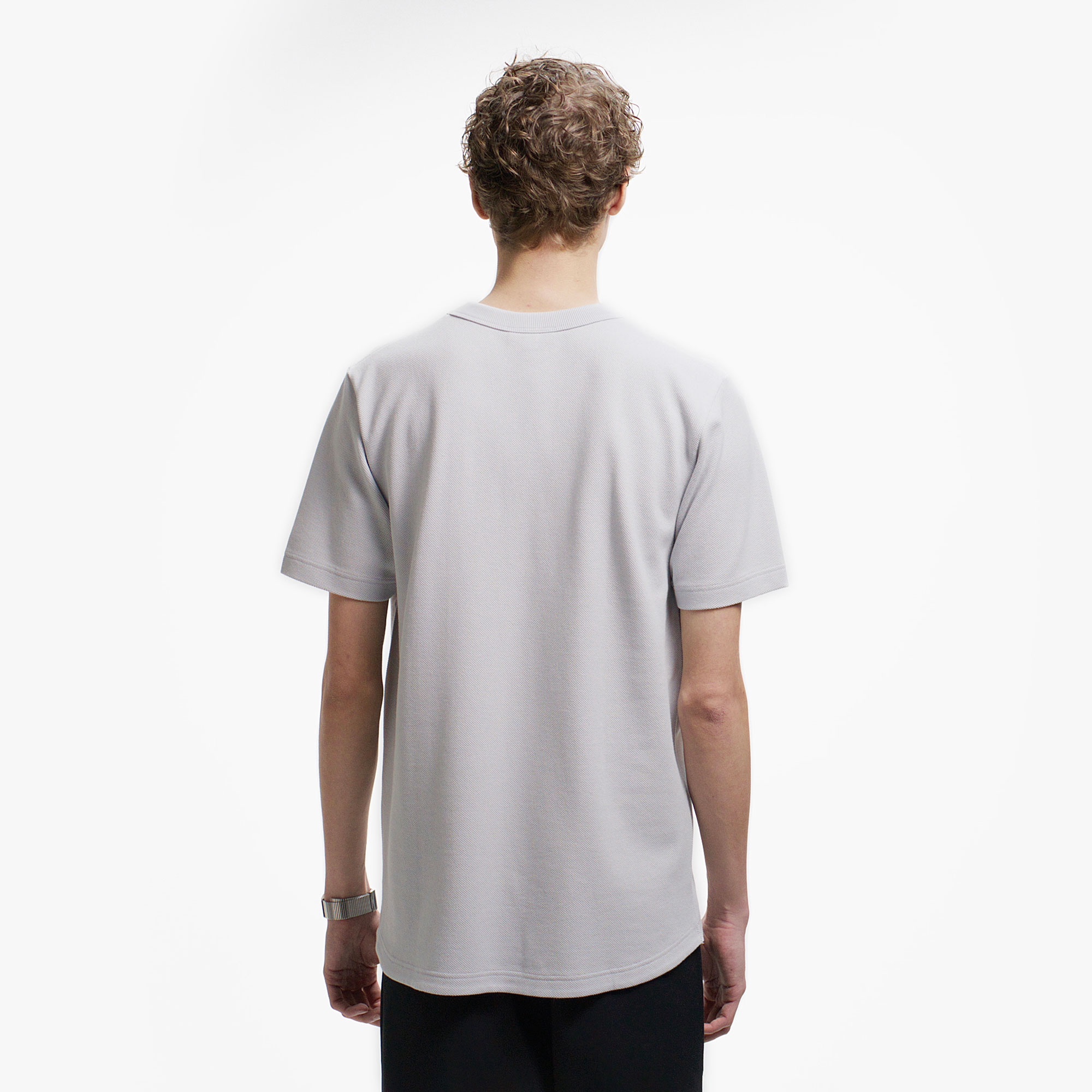 鹿の子地ポケット半袖Tシャツ