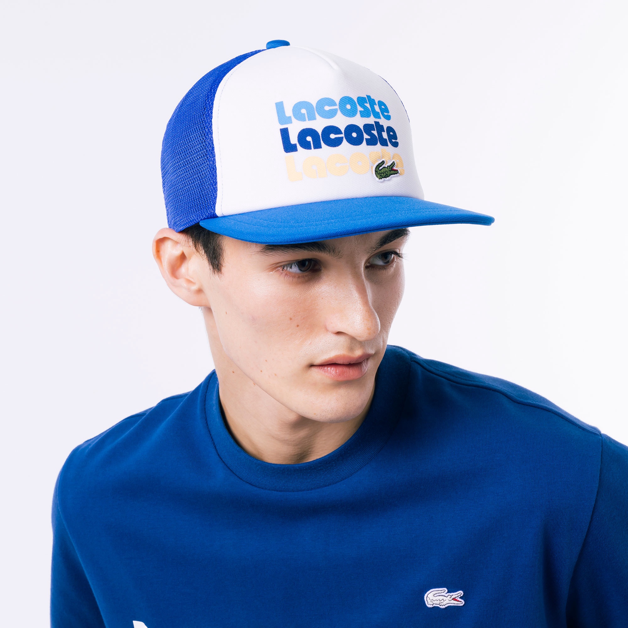 超美品】LACOSTE日本製定価¥14300定番マニッシュサーモメッシュ