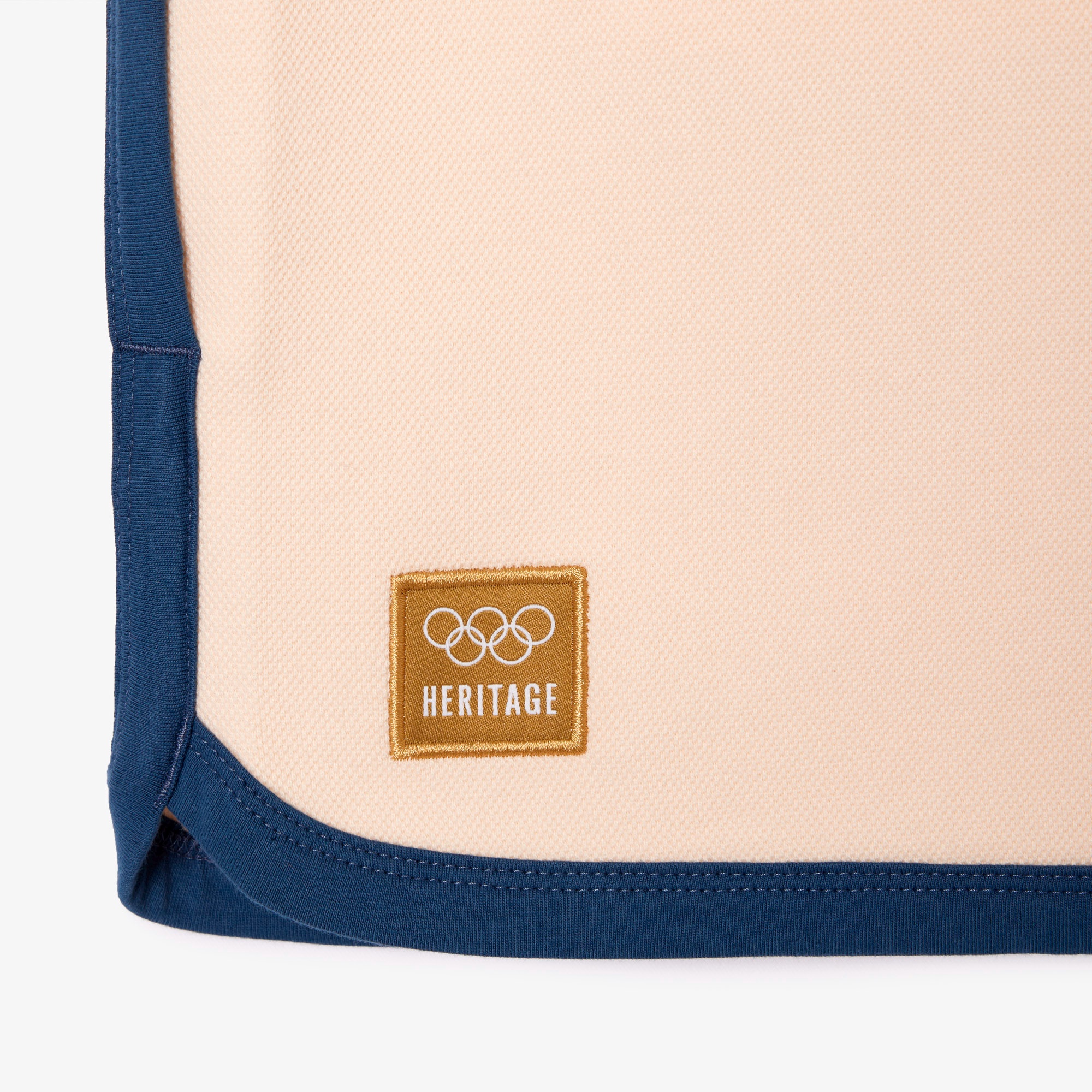 1924パリ 配色テーピング鹿の子地ウィメンズショートパンツ