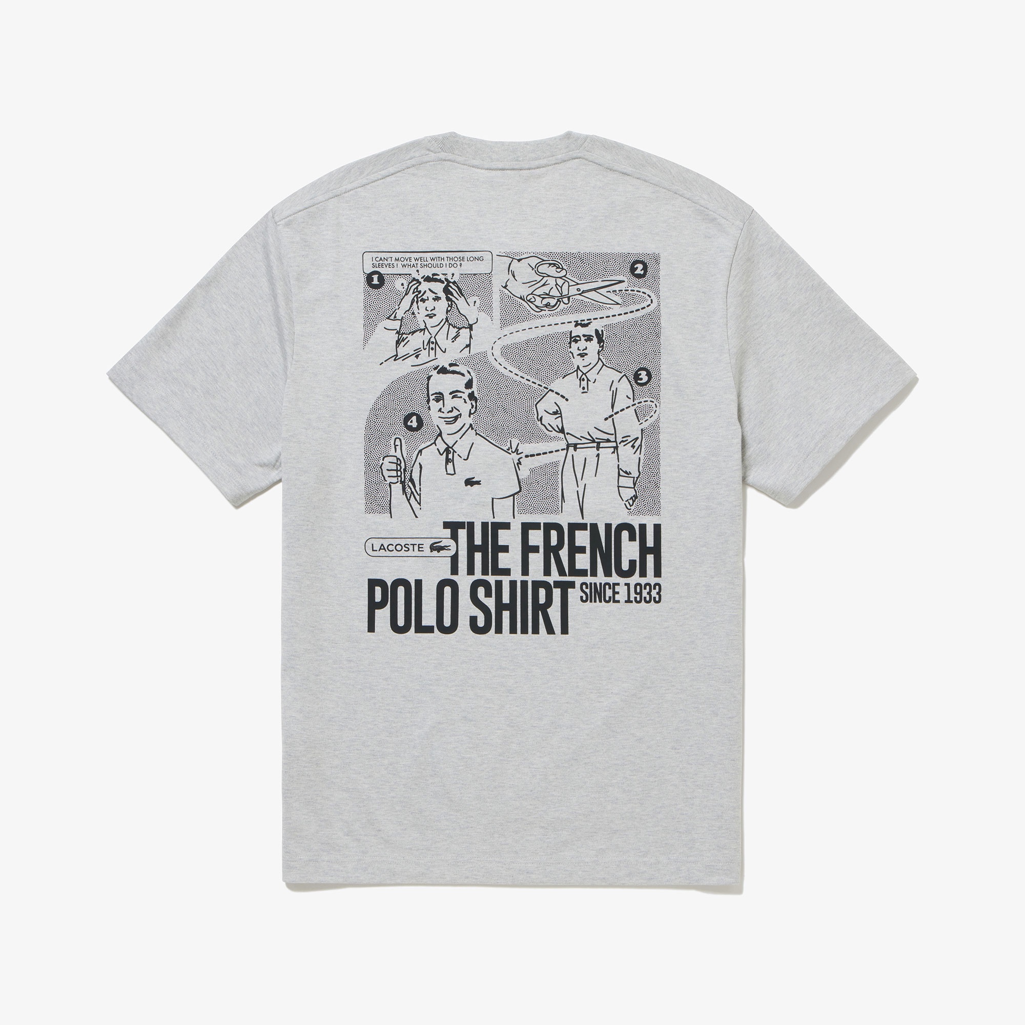 ルネ・ラコステグラフィックパックプリントTシャツ