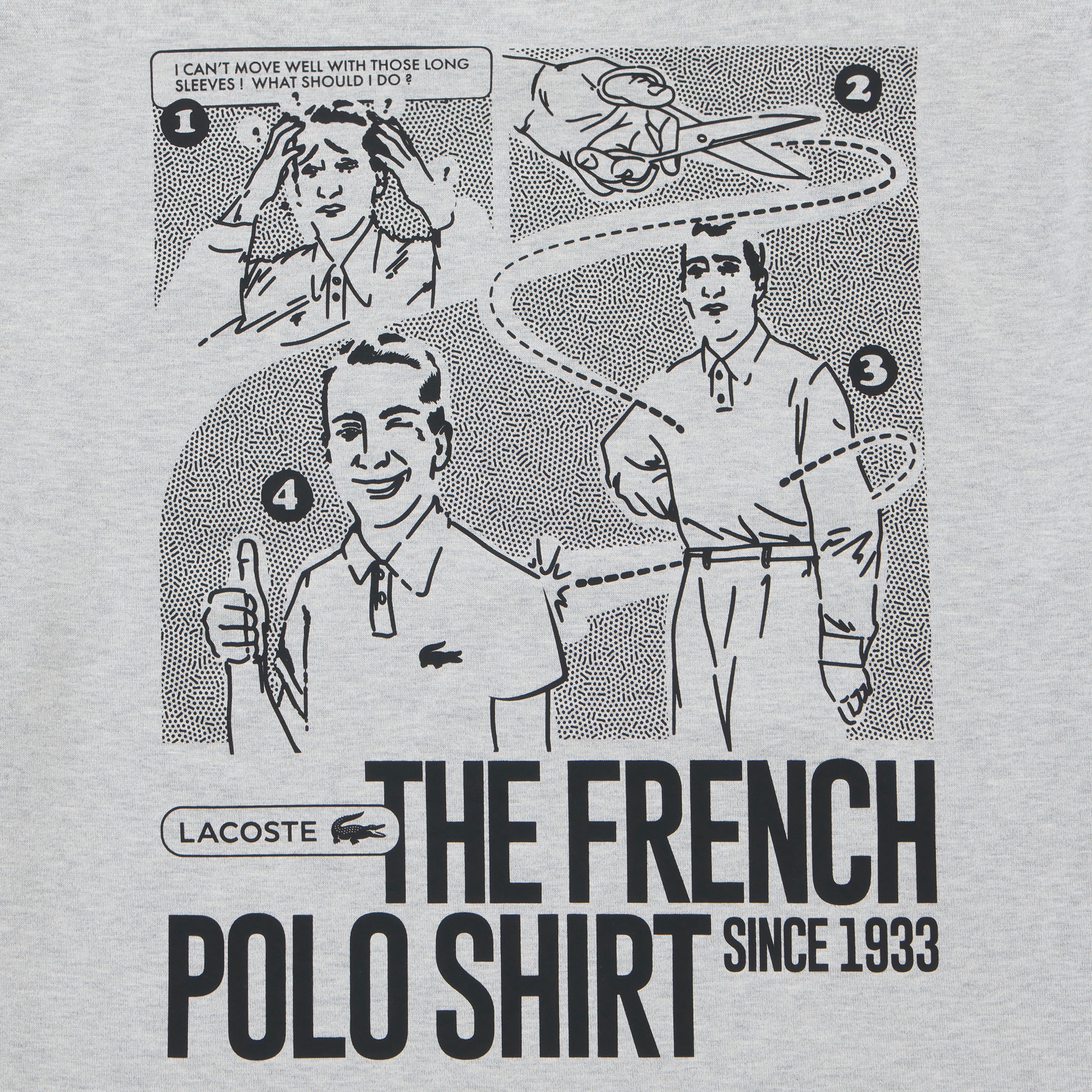 ルネ・ラコステグラフィックパックプリントTシャツ