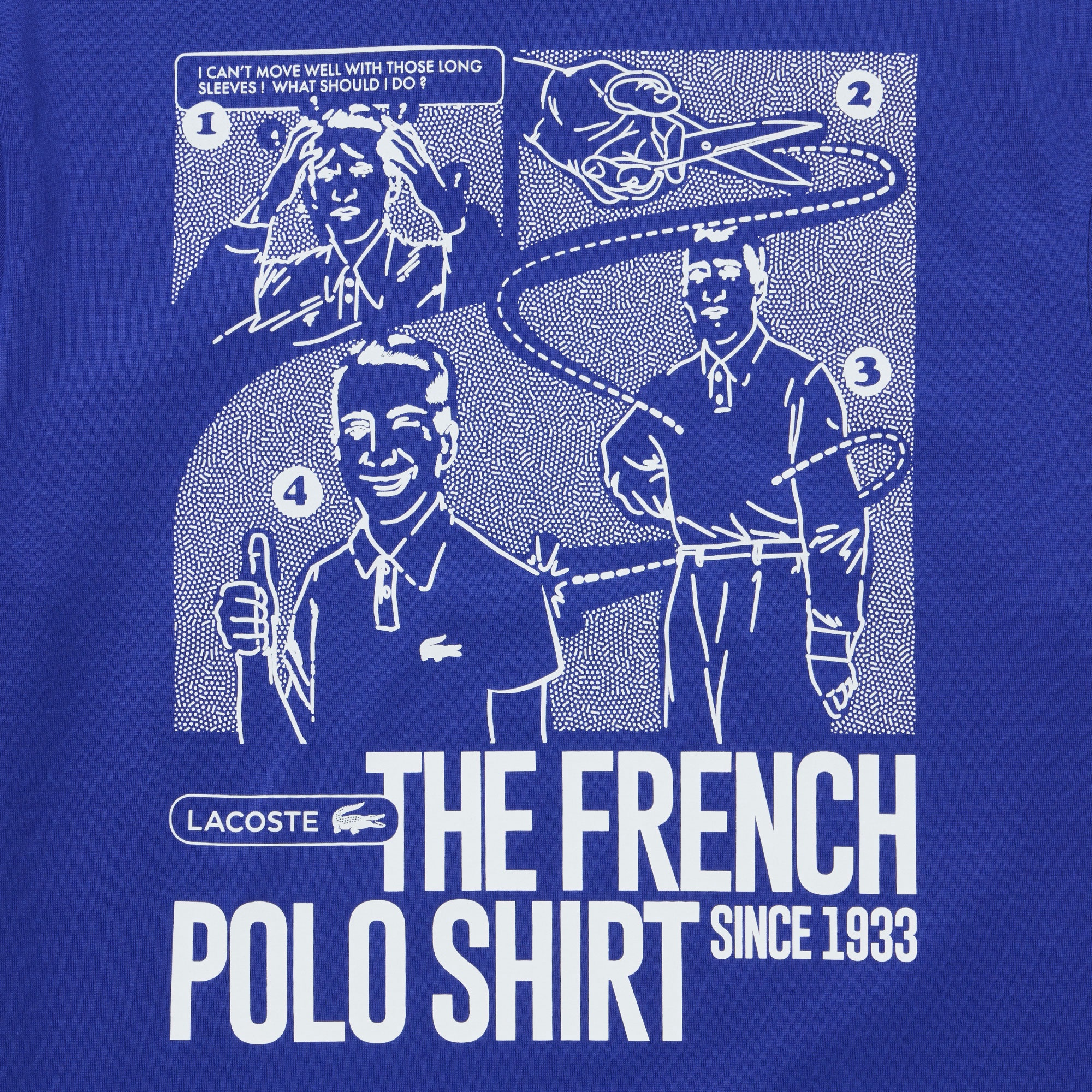 ルネ・ラコステグラフィックパックプリントTシャツ