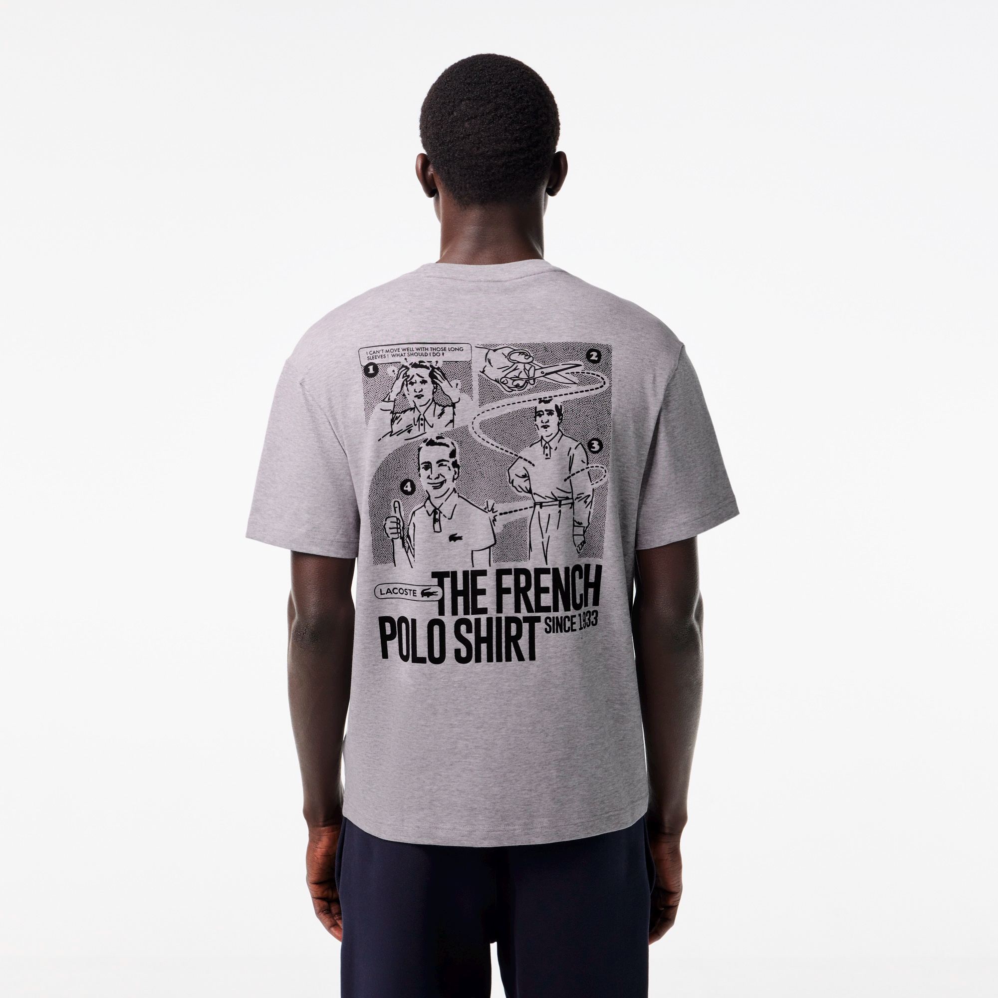 ルネ・ラコステグラフィックパックプリントTシャツ