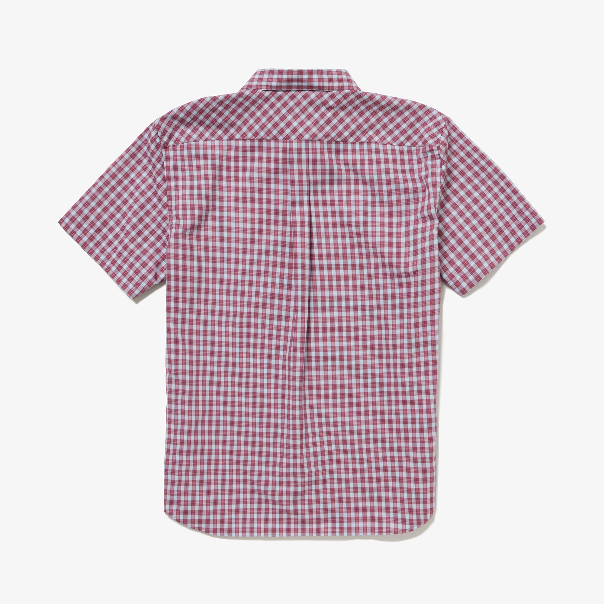 エッセンシャルチェックボタンダウンシャツ