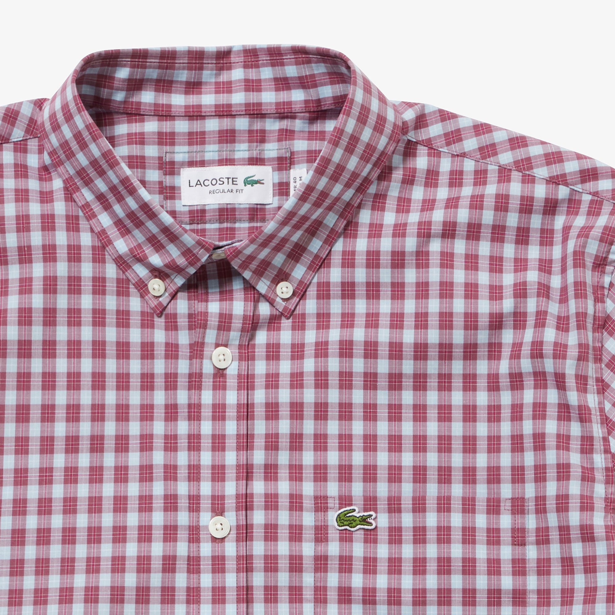 エッセンシャルチェックボタンダウンシャツ