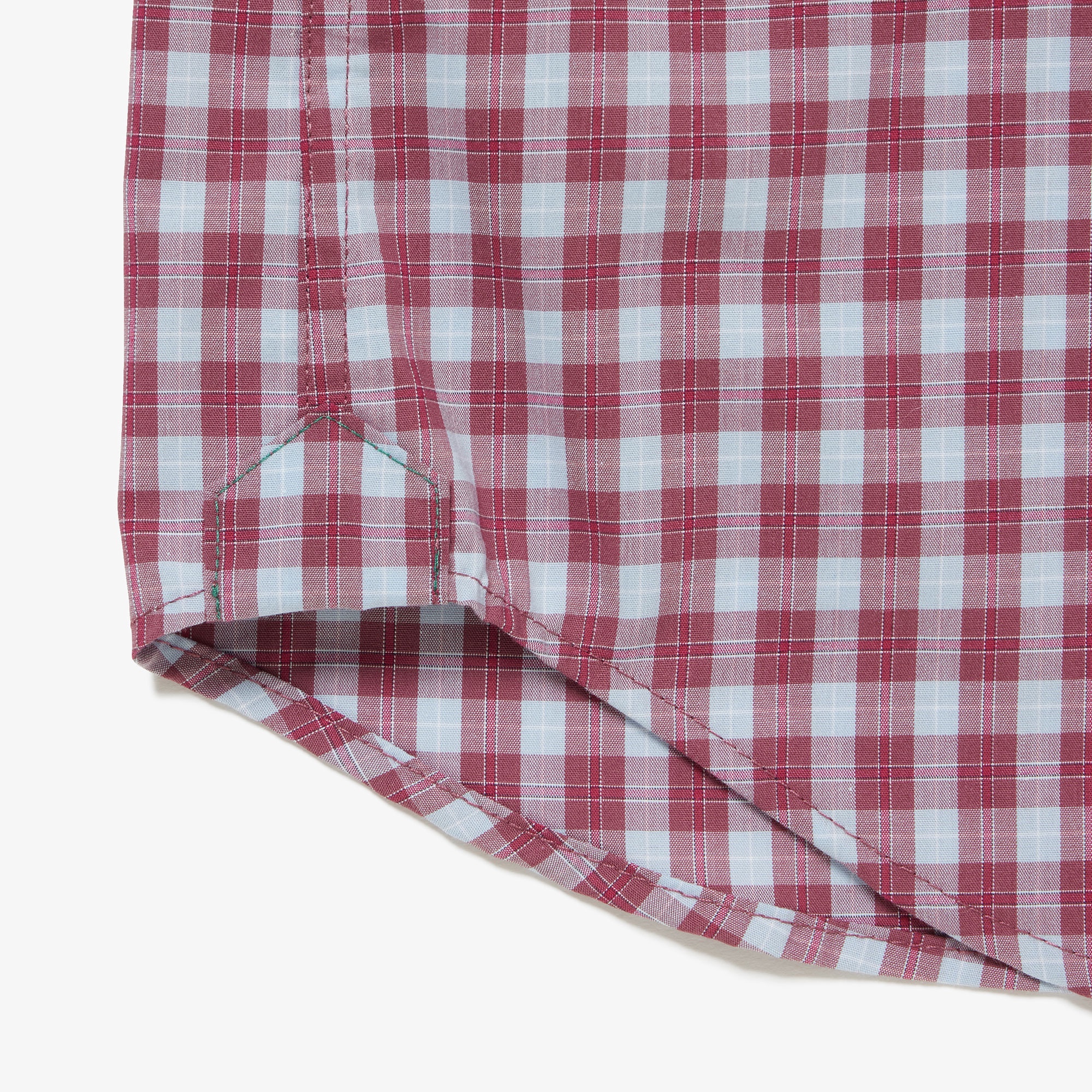 エッセンシャルチェックボタンダウンシャツ