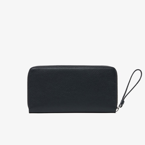 [LACOSTE] CITY CORT コインウォレット 女性ファスナー財布 ラコステ LACOSTE CITY COURT XS ZIP COIN WALLET （ブラック