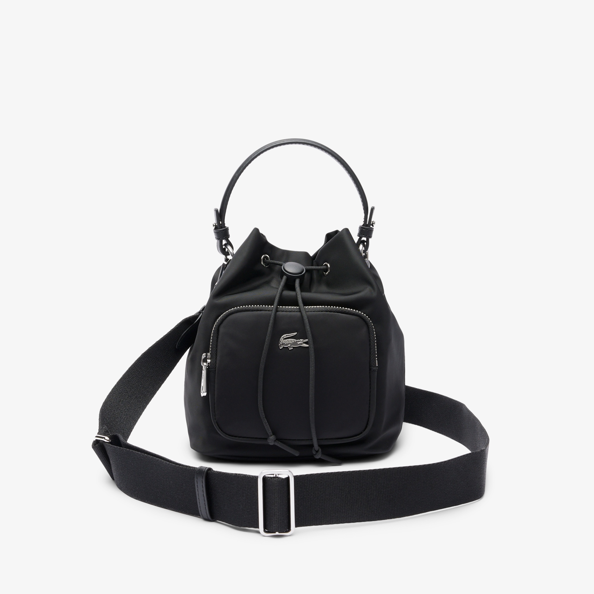 【LACOSTE】IZZIE Bucket Bag_NF4553Y(BLACK)〜バッグ★IVE 着用 Large Izzie Tote