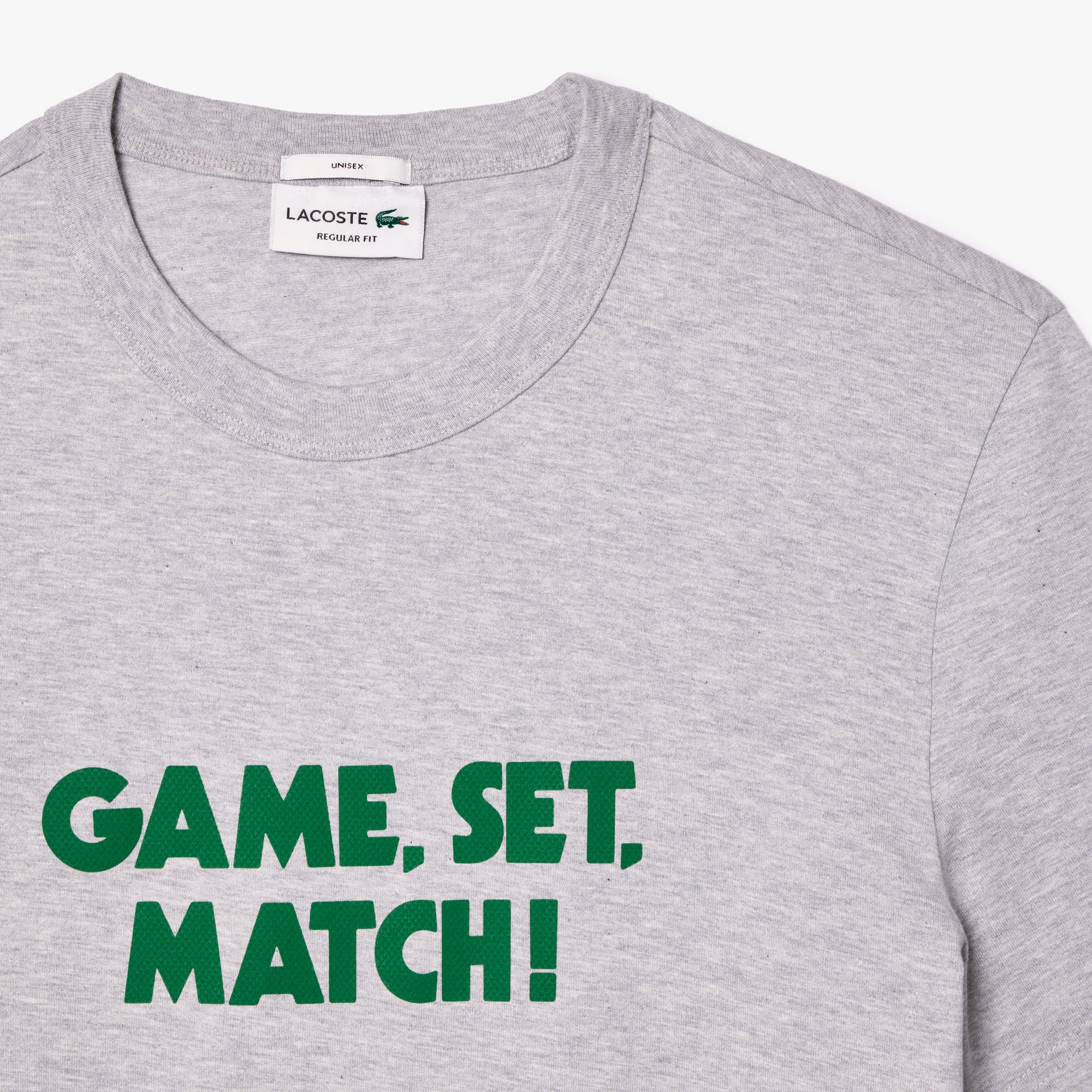 メッセージプリントバインダーネックTシャツ