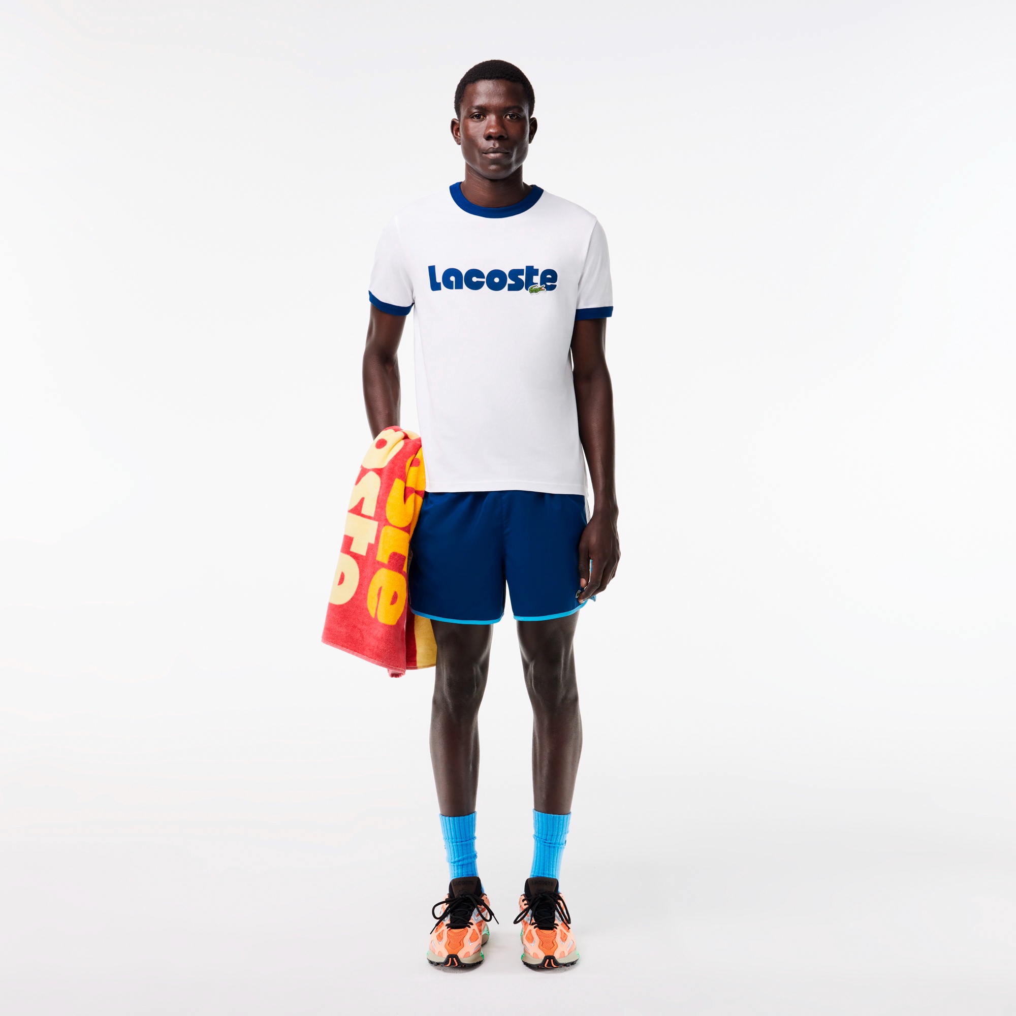 ネームプリントトリムTシャツ