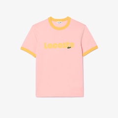 ジャカードリブニットカラー鹿の子地Tシャツ TH0799 - ラコステ