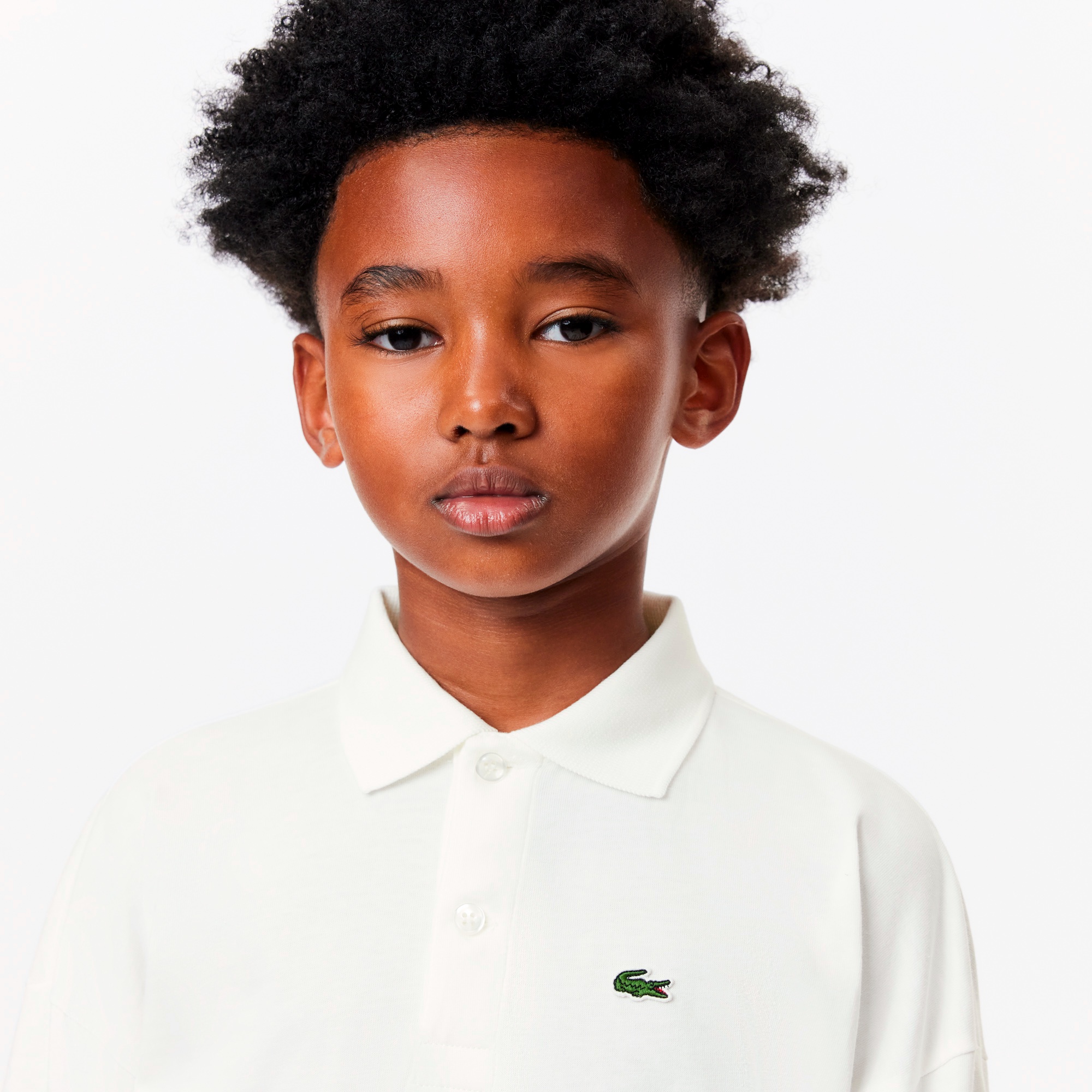 テーピングボーダーBOYS長袖ポロシャツ