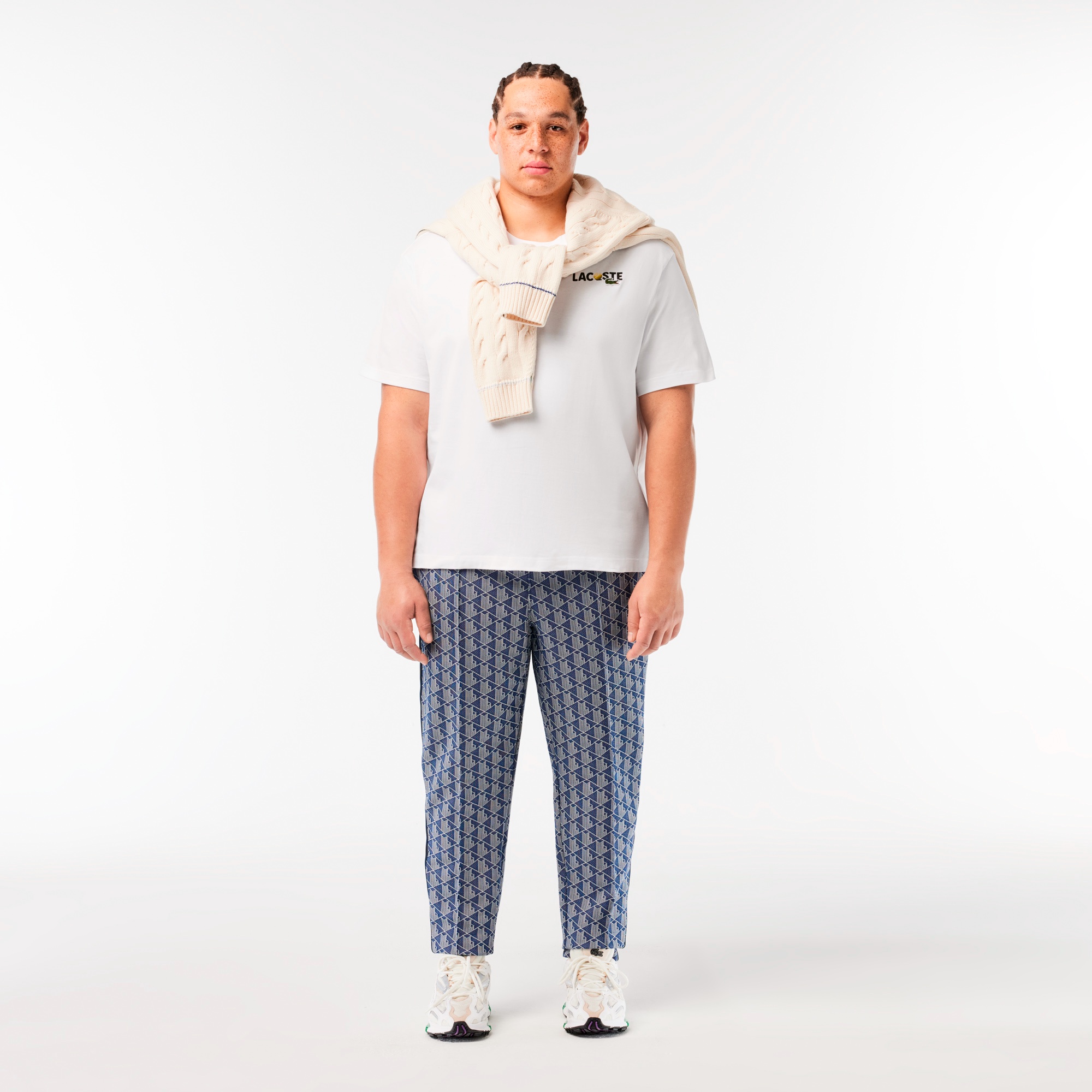 ルネ・ラコステグラフィックパックプリントTシャツ