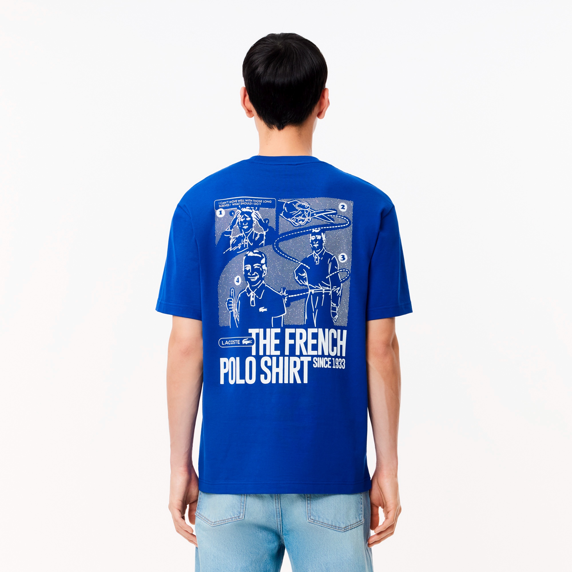 ルネ・ラコステグラフィックパックプリントTシャツ