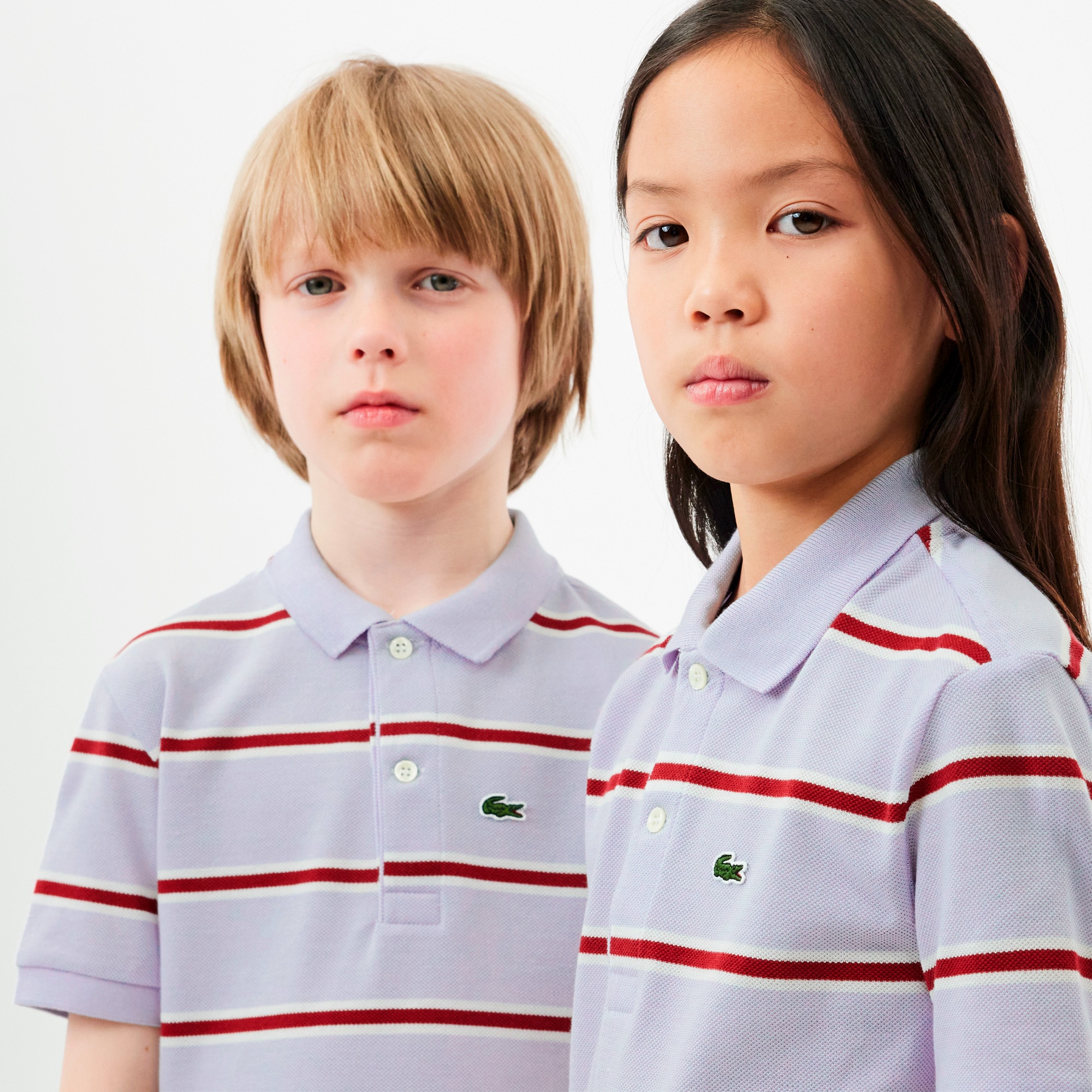 BOYS ベーシックボーダーポロシャツ