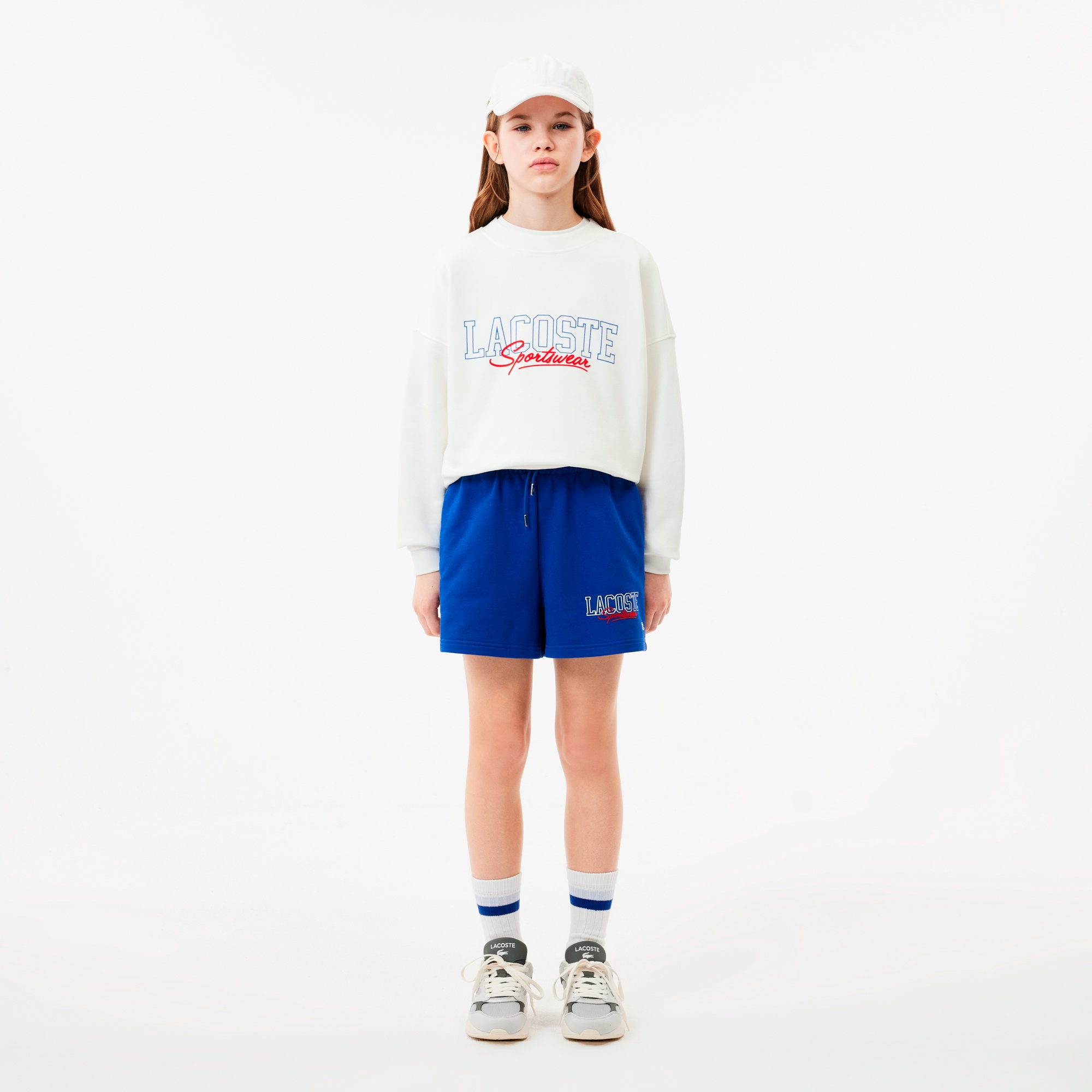 GIRLSカレッジネームクルーネックスウェット