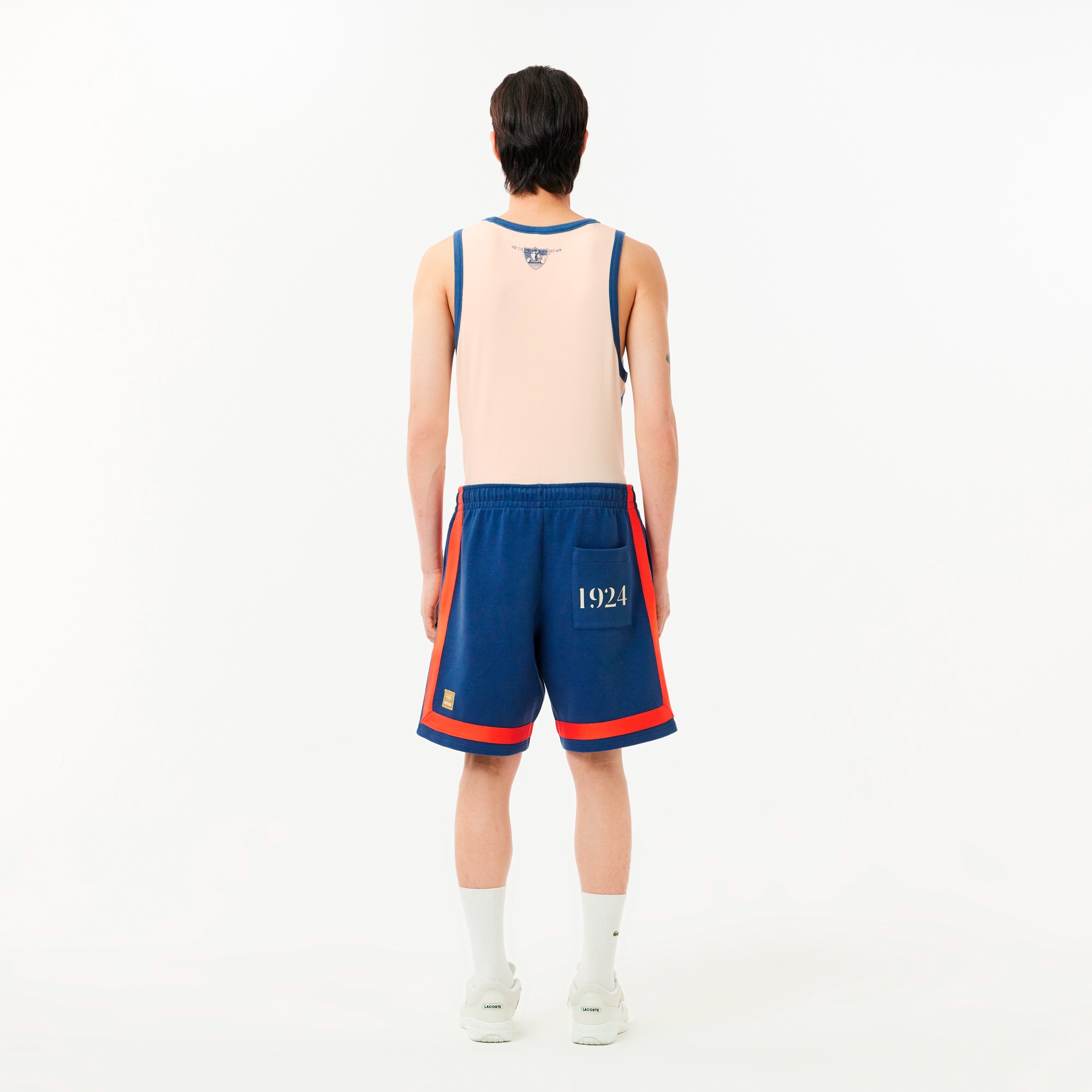 1924パリ 配色テーピング鹿の子地ショーツ