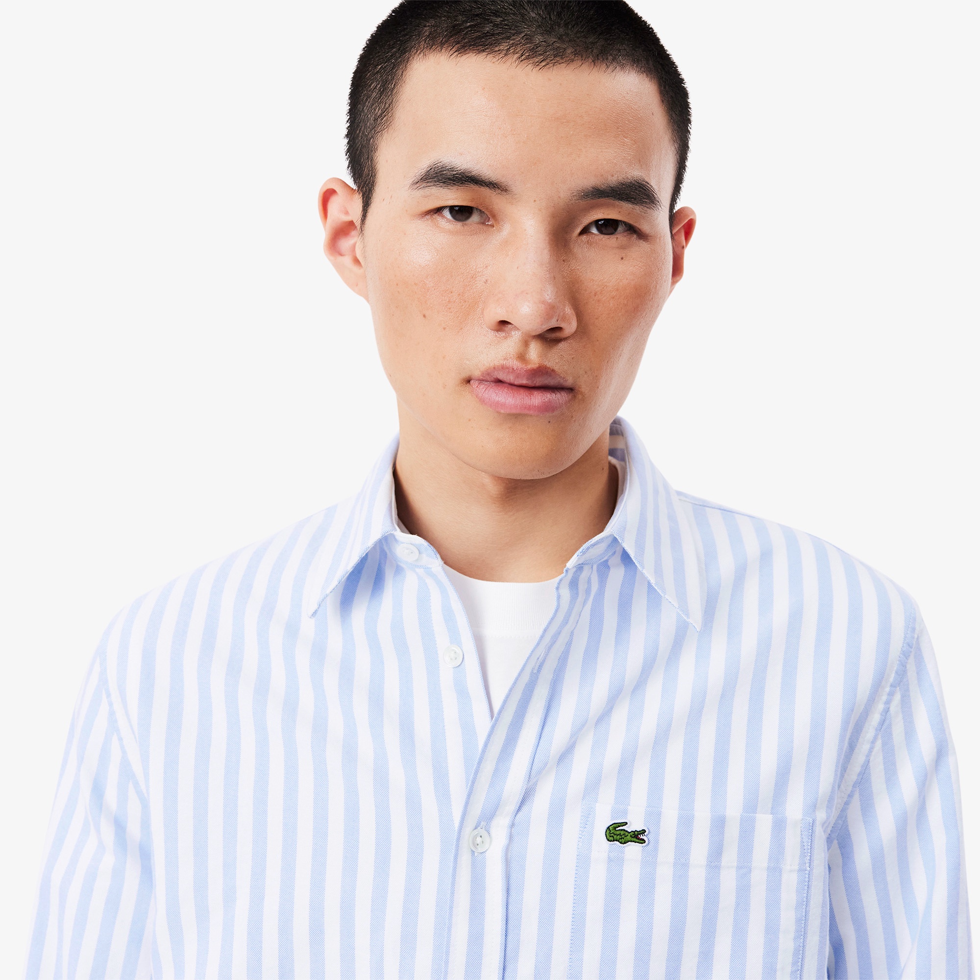 ロンドンストライプオックスフォードシャツ