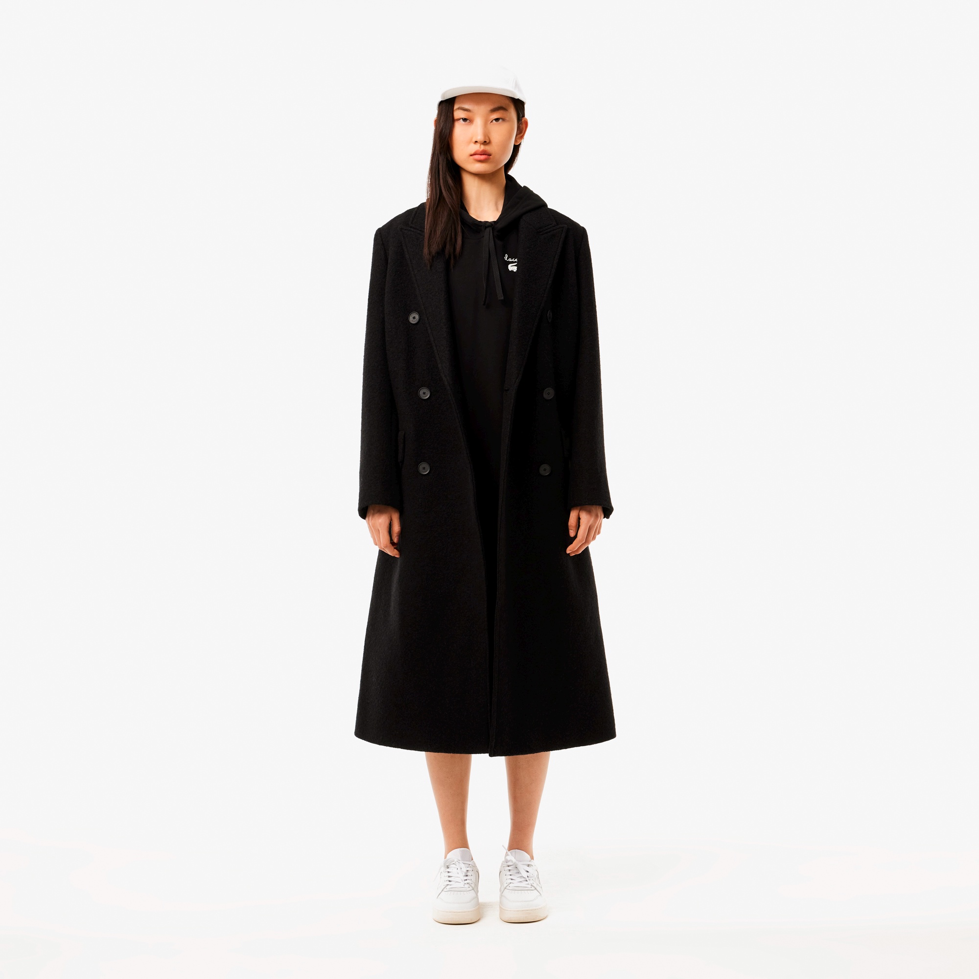 オーバーサイズスウェットフーディードレス