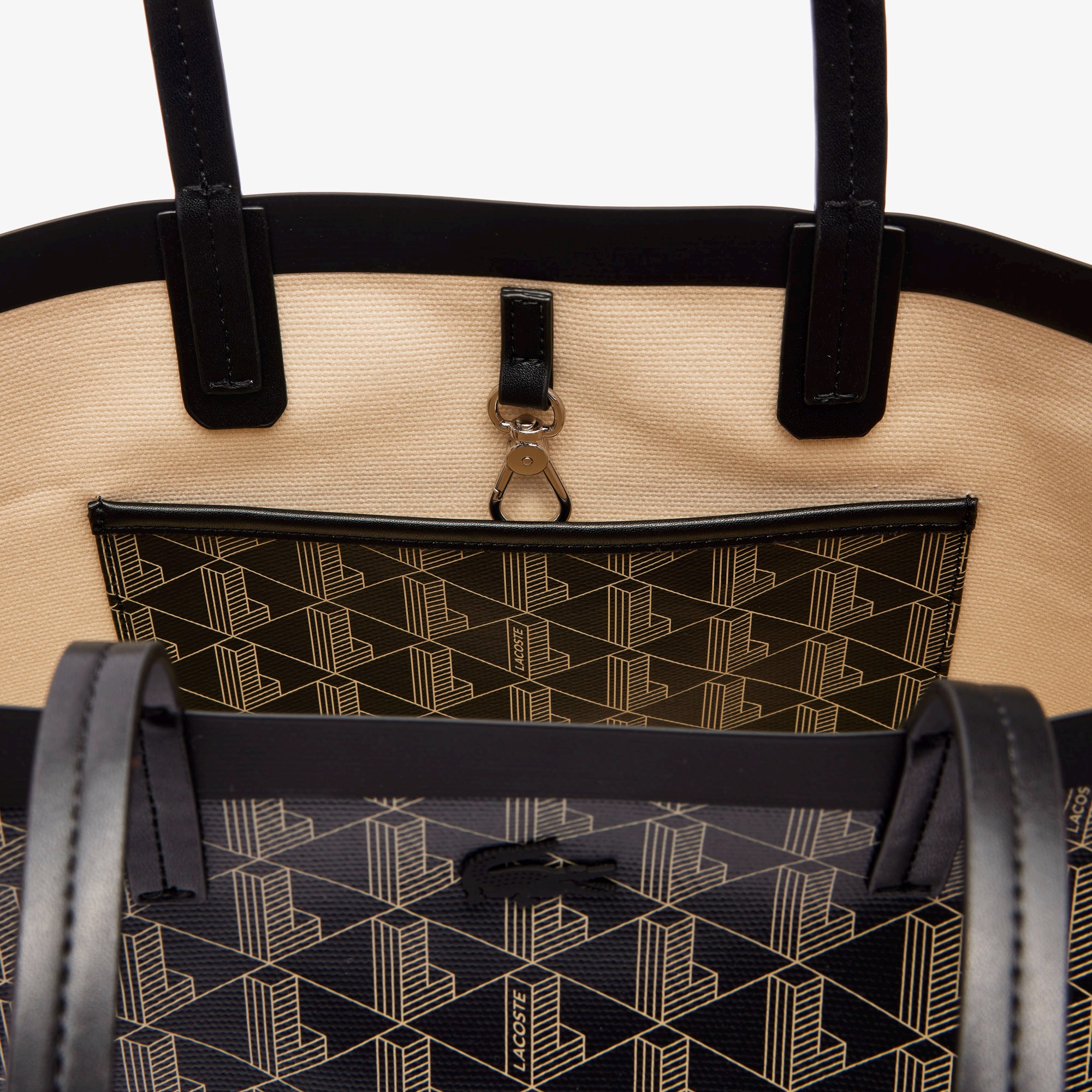 ゼリー コーテッドキャンバスミディアムトートバッグ