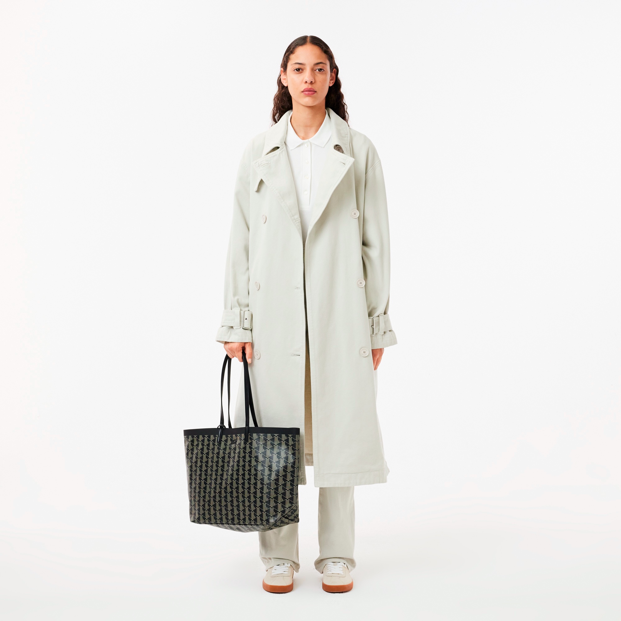 ゼリー コーテッドキャンバスミディアムトートバッグ