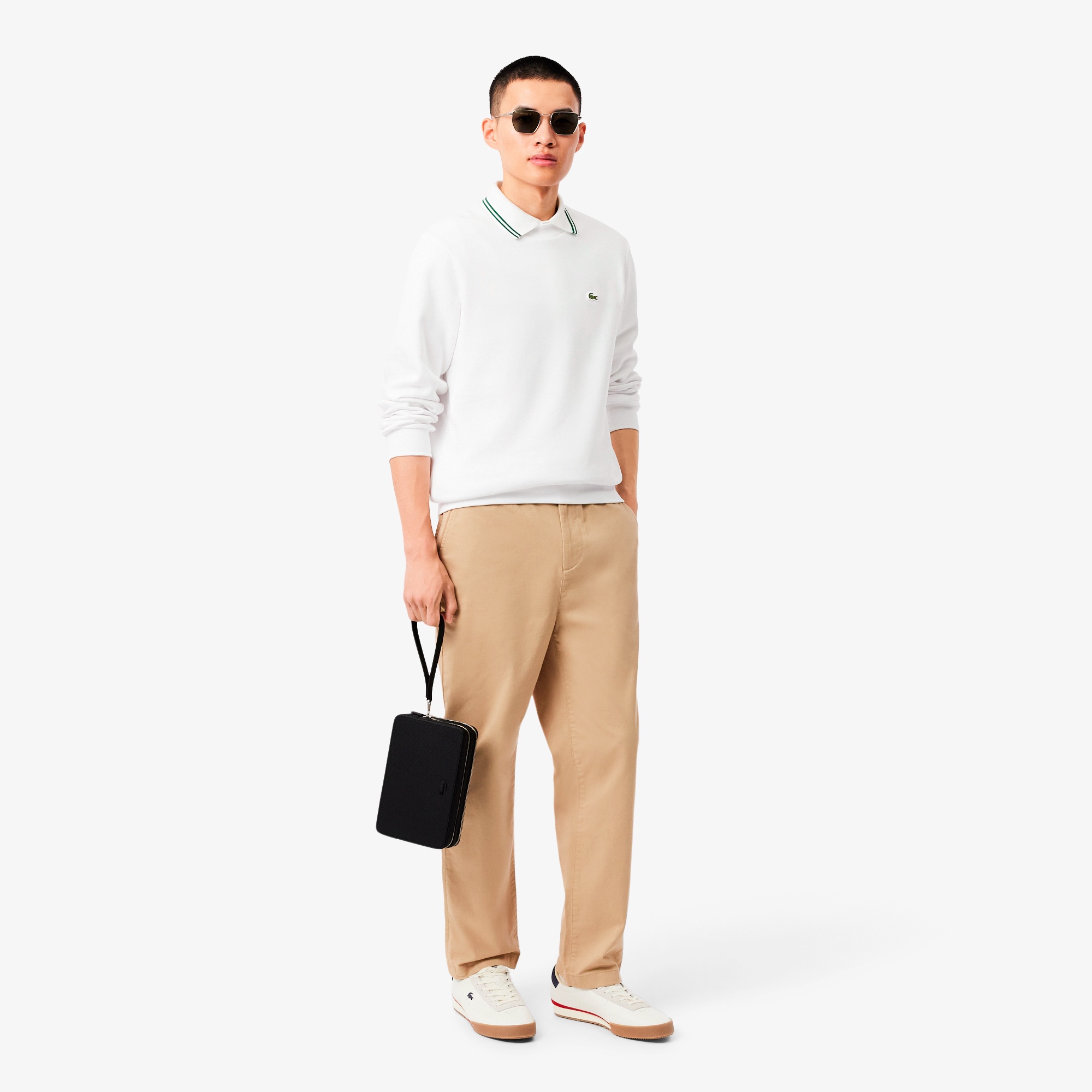 CHANTACO 鹿の子地エンボスレザーサニタリーポーチ