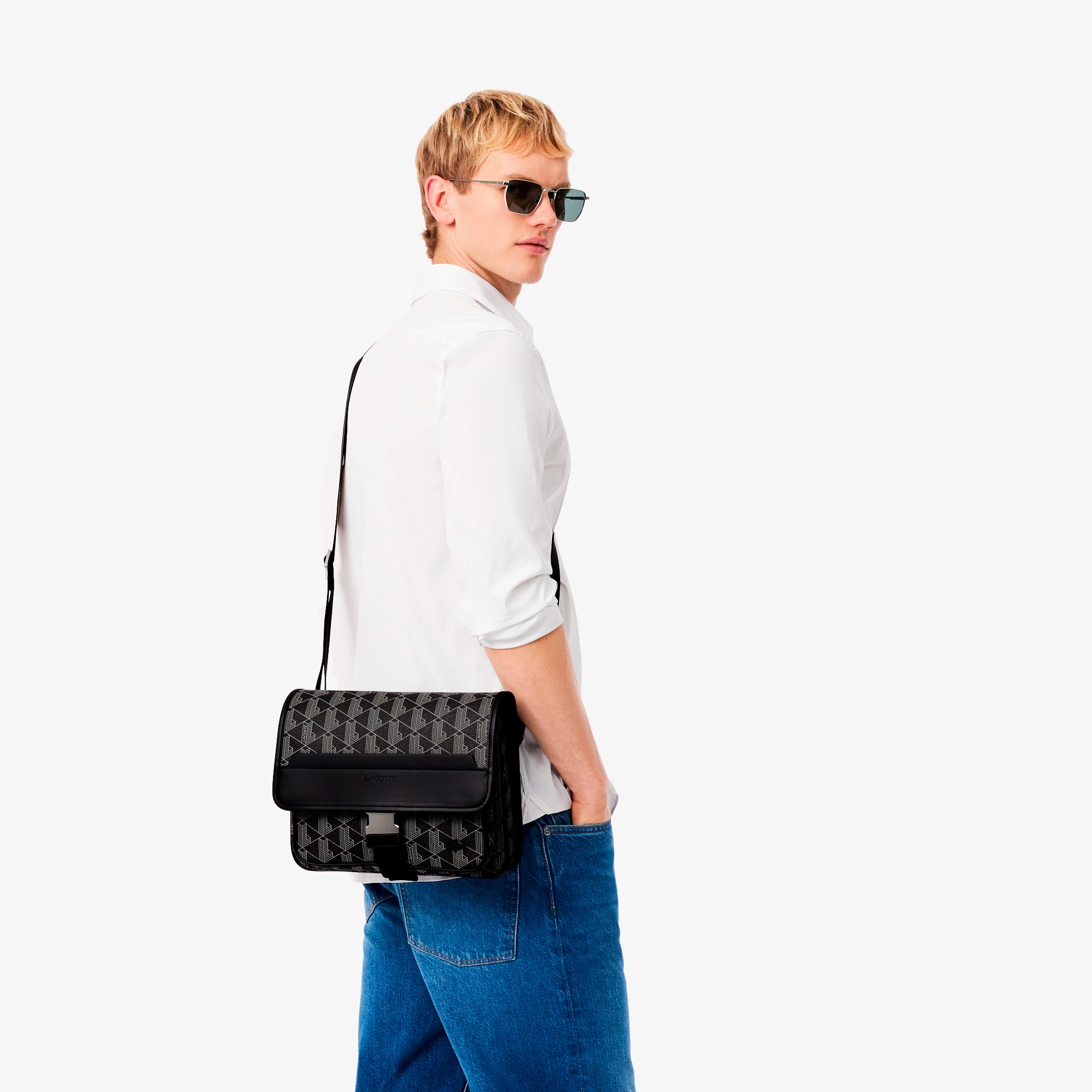 ザブレンド モノグラムフラップメッセンジャーバッグ NH4411LX