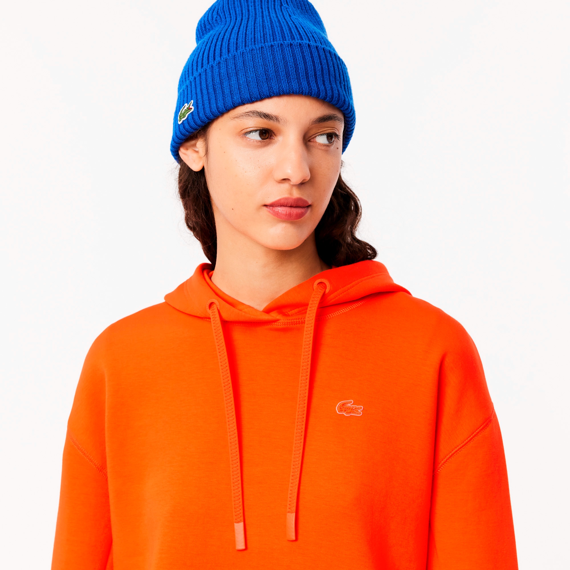 ワイド＆クロップドフードスウェット