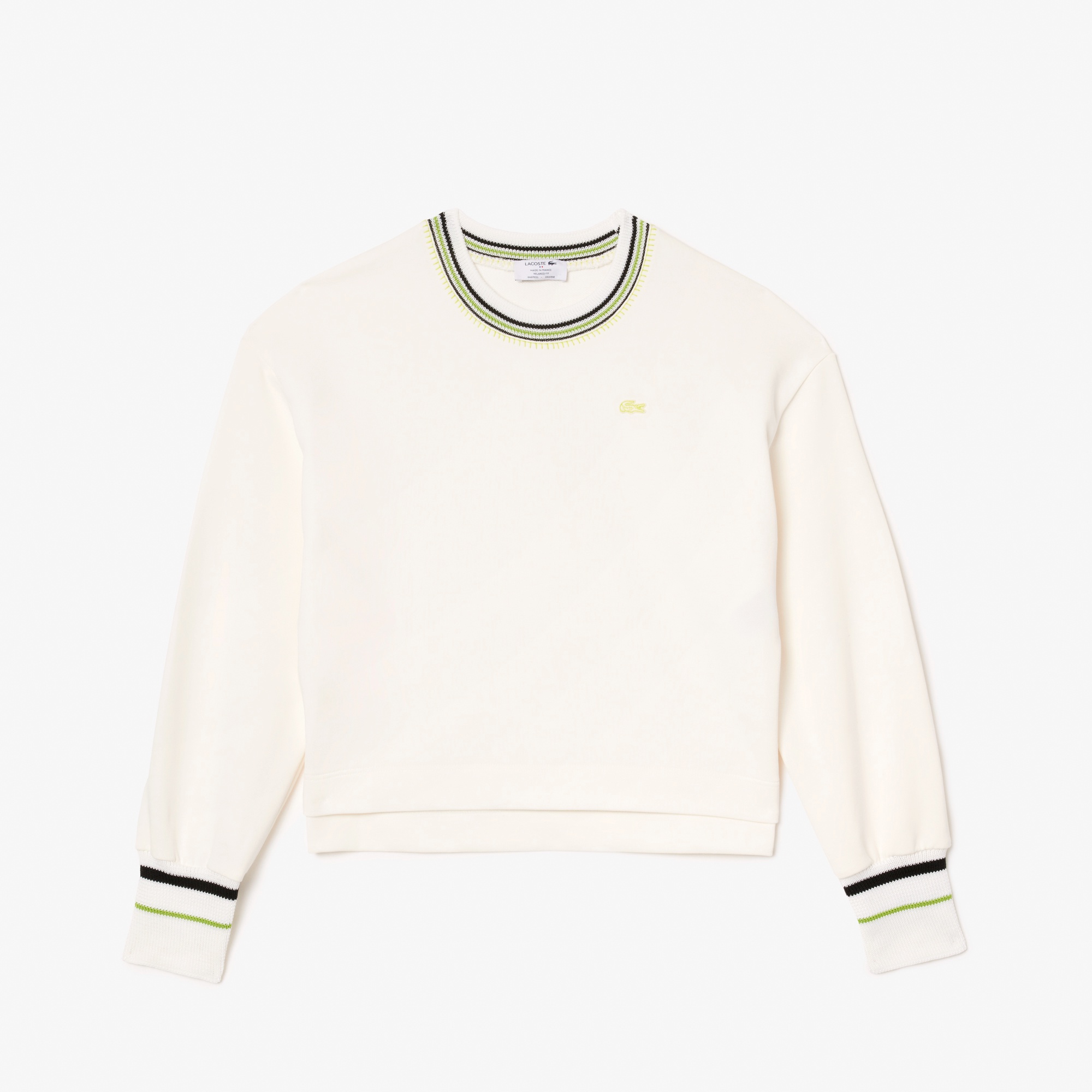 フランスメイドサイドスリットクルーネックスウェット