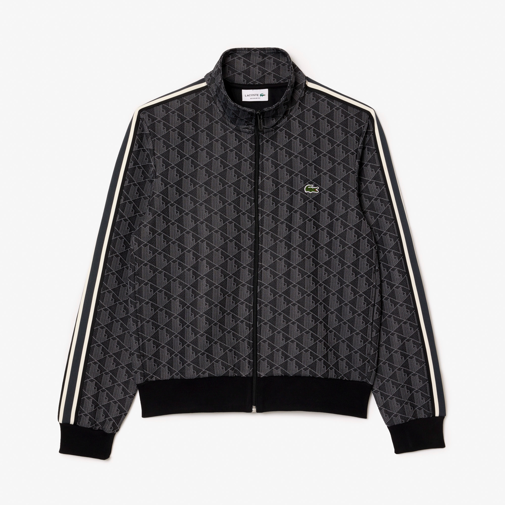 ラコステ LACOSTE モノグラムジャカードトラックジャケット SH1440 サイドテーピングモノグラムジャカードトラックパンツ XH1440