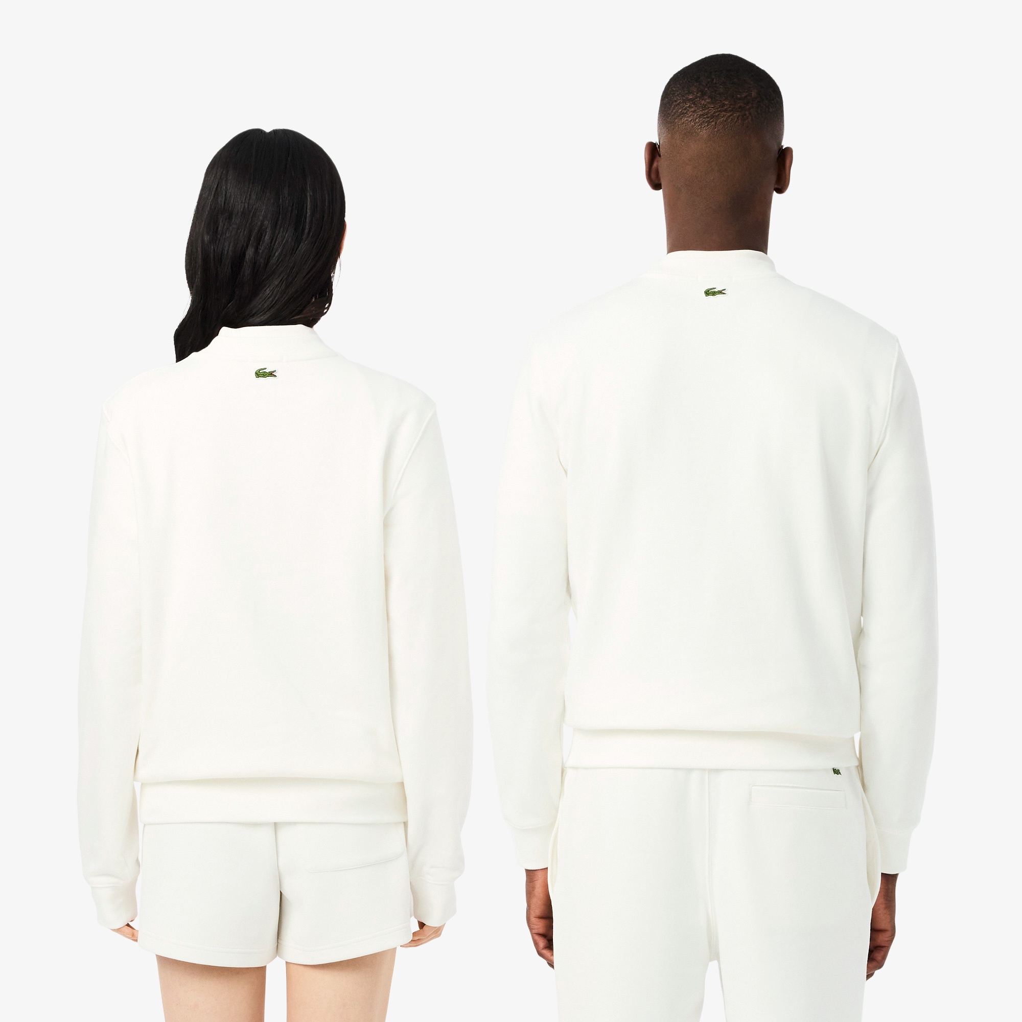 ワンポイングラフィックプリントクルーネックスウェット