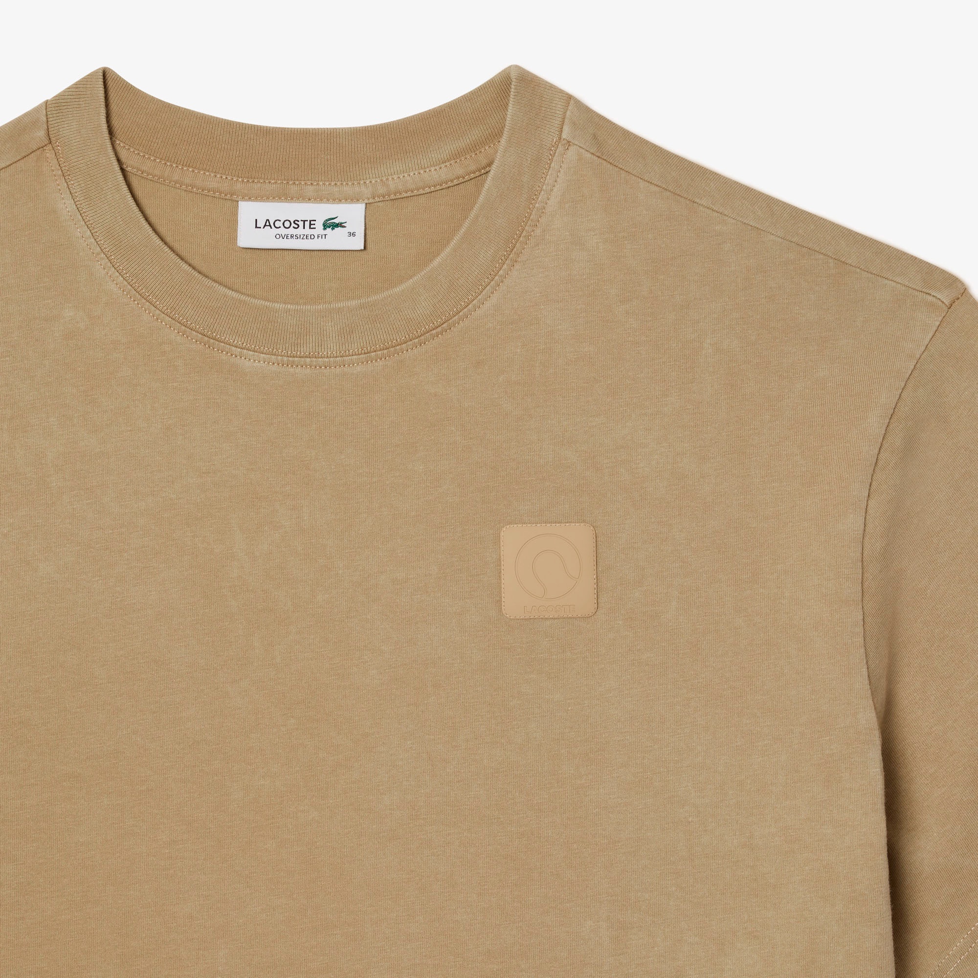 テニスボールパッチウォッシュドTシャツ