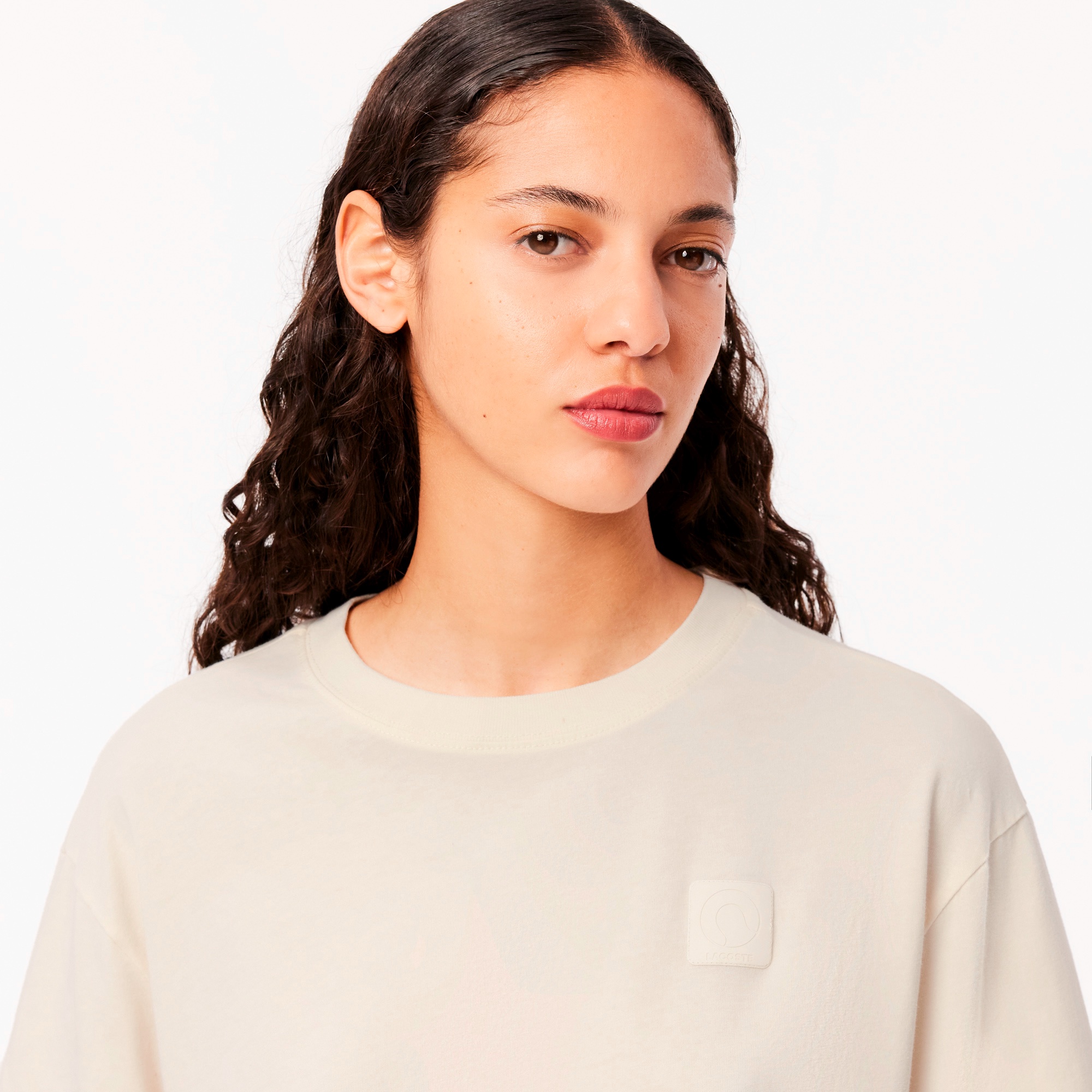 テニスボールパッチウォッシュドTシャツ