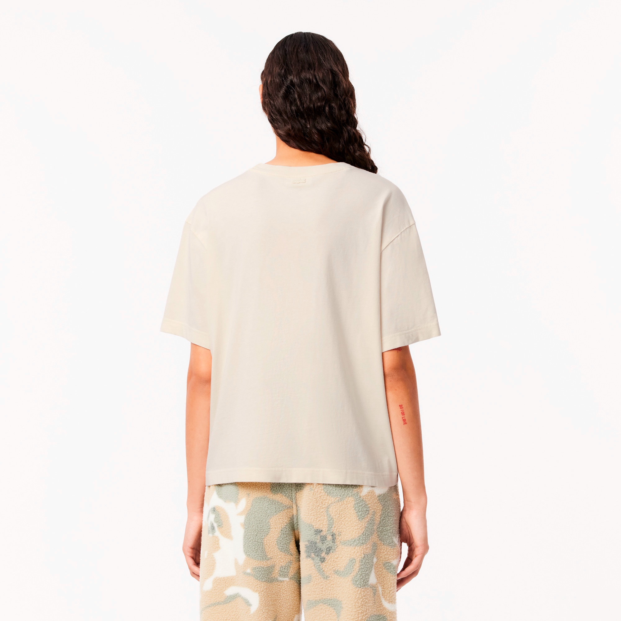 テニスボールパッチウォッシュドTシャツ