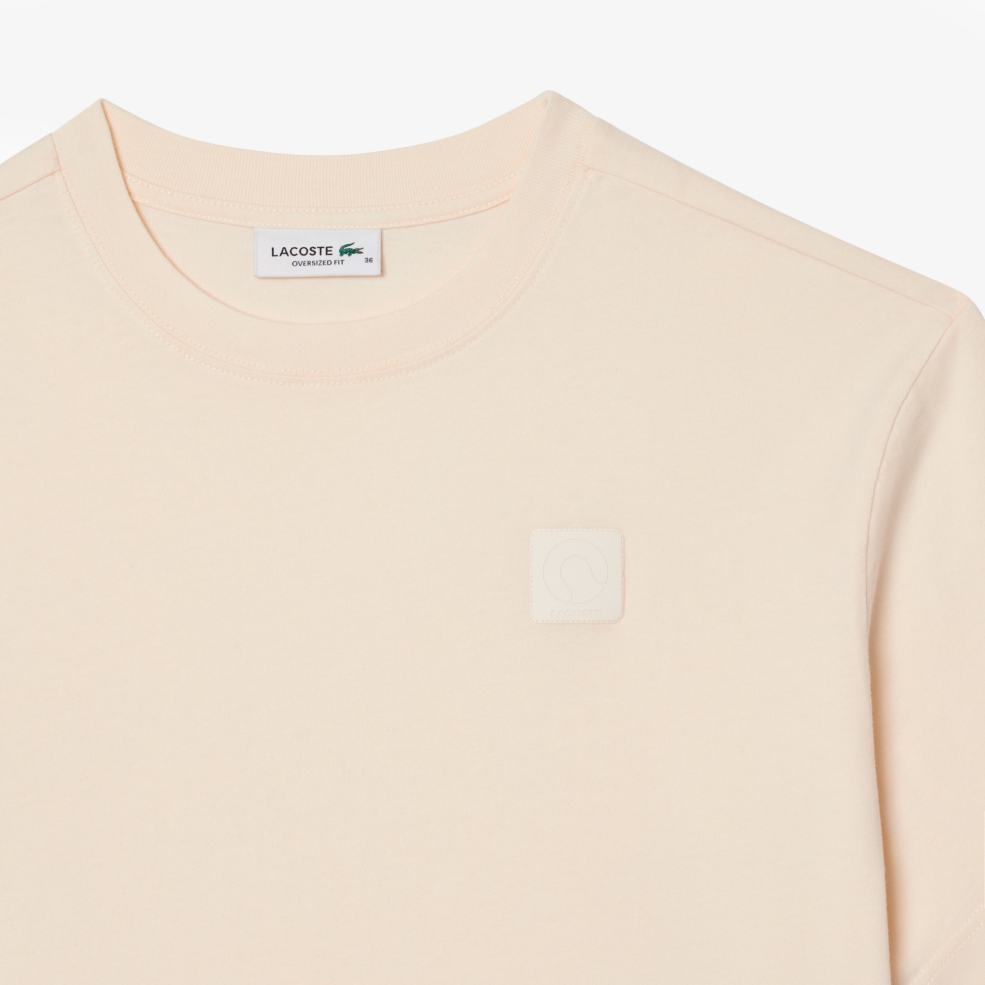 テニスボールパッチウォッシュドTシャツ