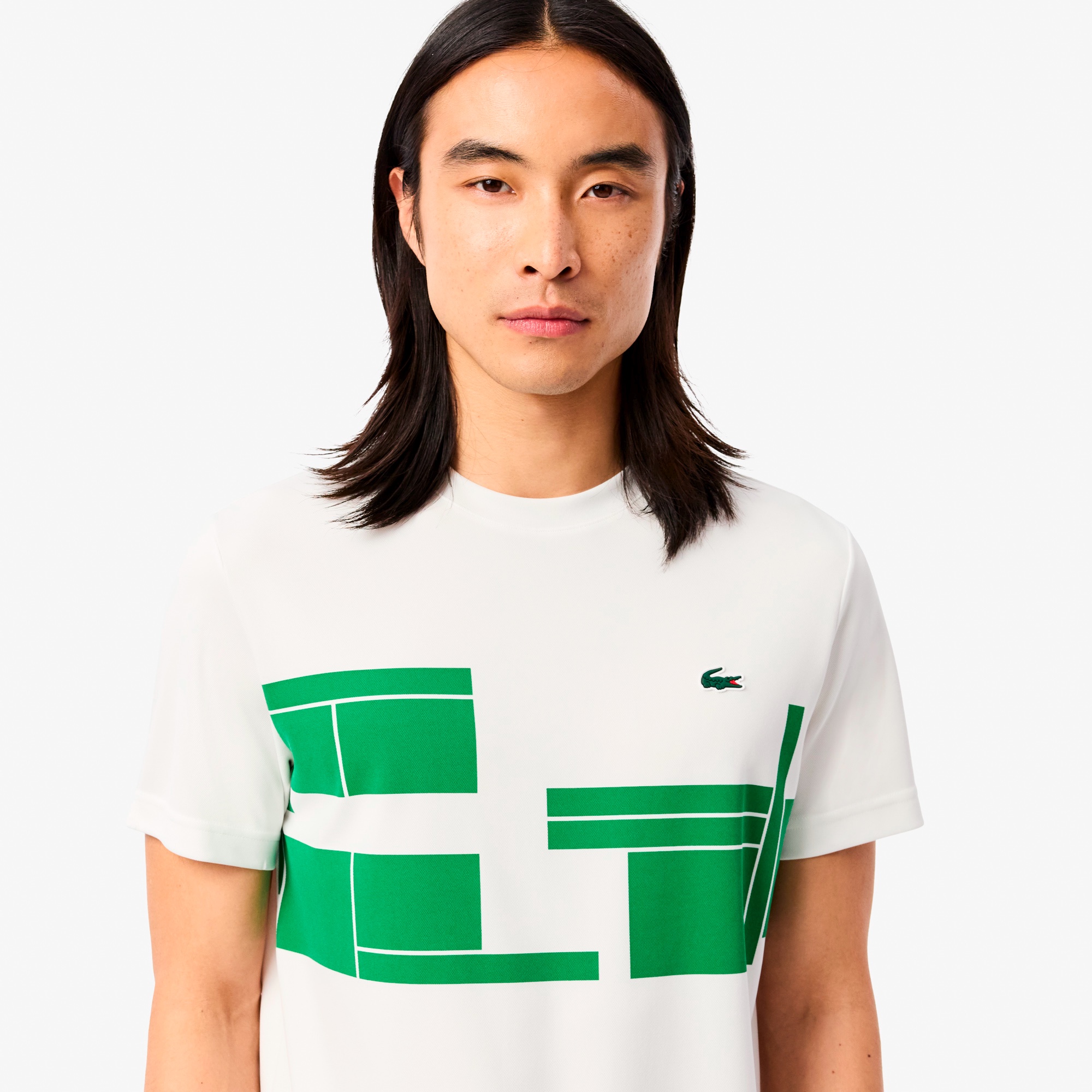 『ノバク・ジョコビッチ』コートプリントウルトラドライTシャツ