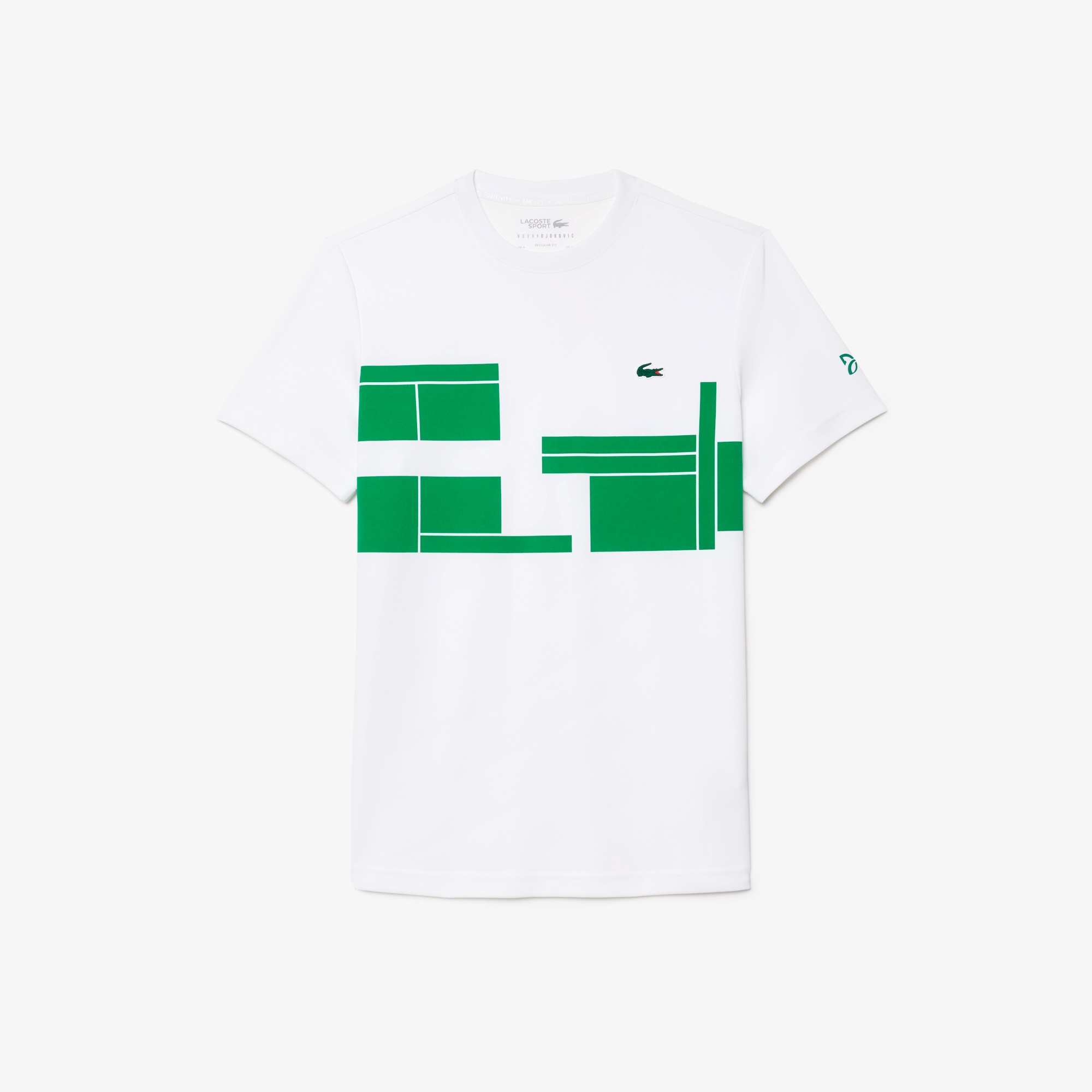 『ノバク・ジョコビッチ』コートプリントウルトラドライTシャツ