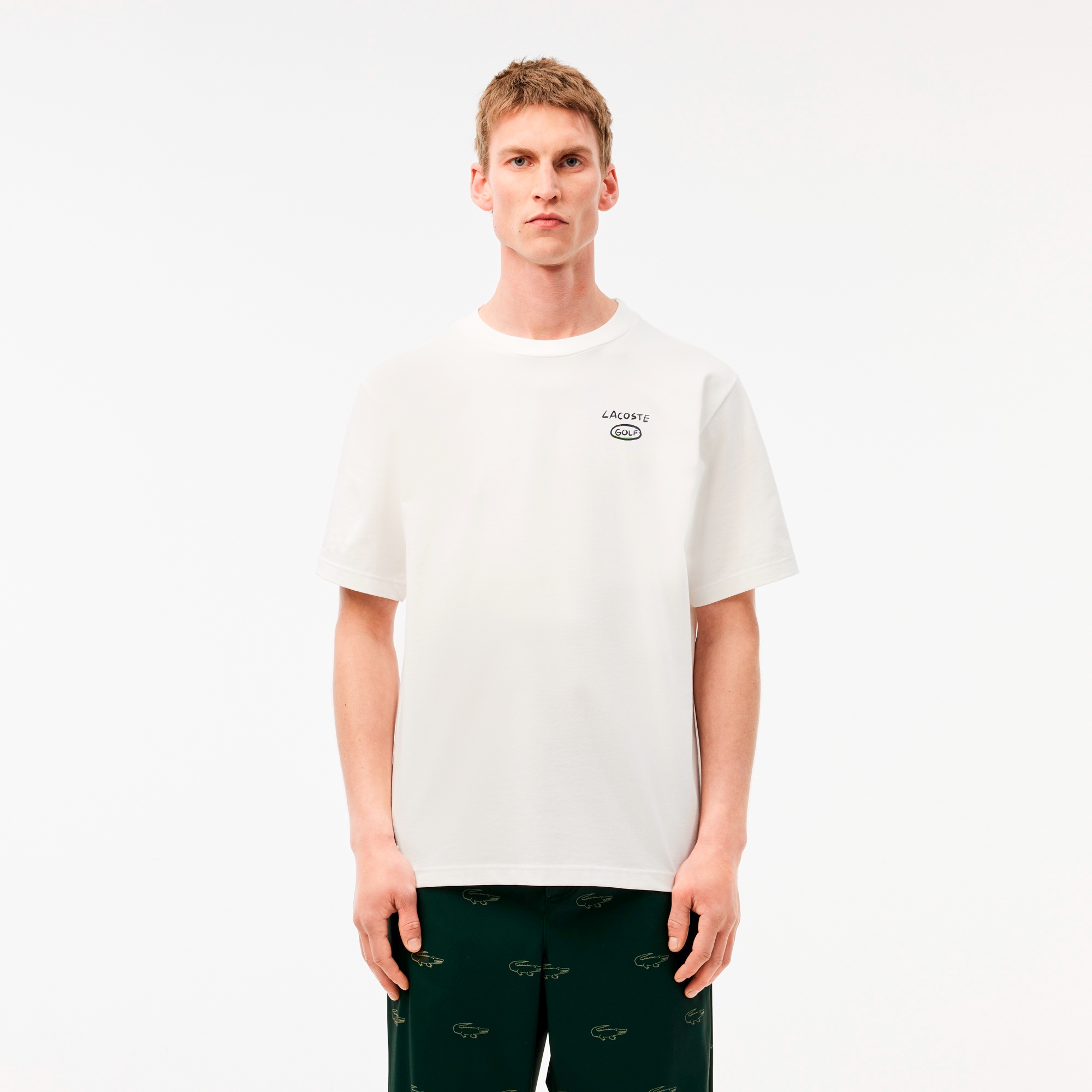 ラコステ　Tシャツ US XL LACOSTE ゴルフ モックネックシャツ LACOSTE（ラコステ）の「【SHIPS別注】LACOSTE: リラックス