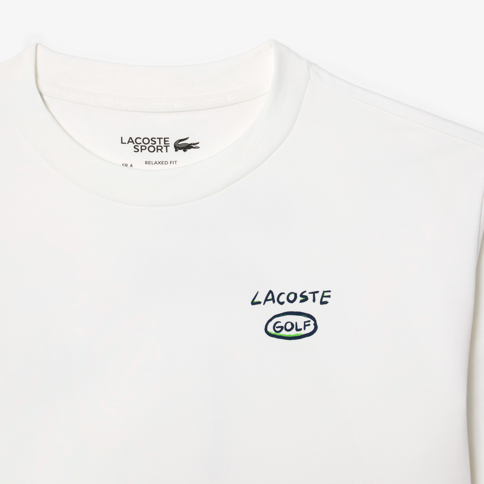 ラコステゴルフバックプリントTシャツ