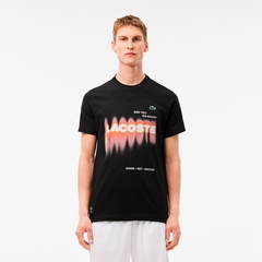 ジャカードリブニットカラー鹿の子地Tシャツ TH0799 - ラコステ