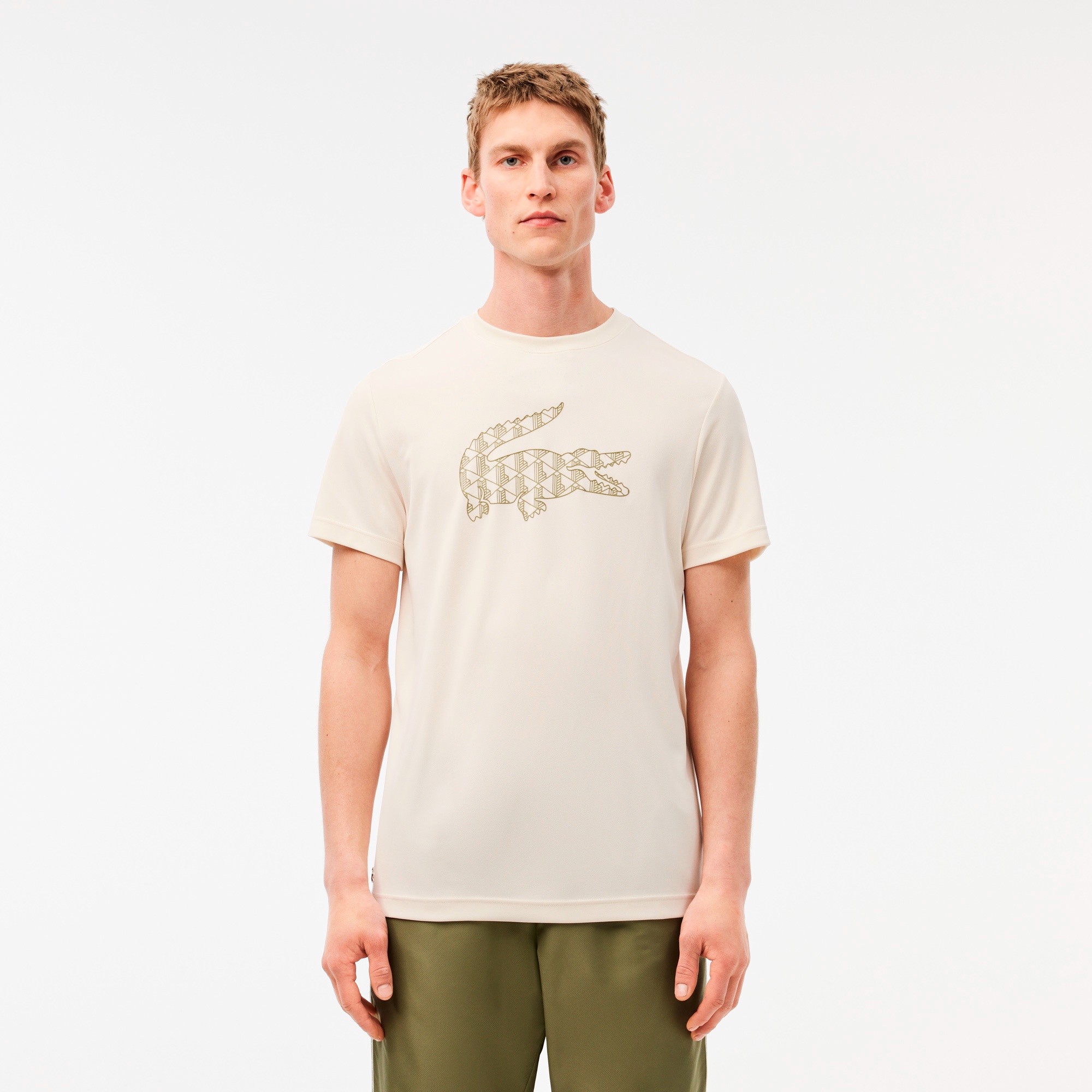 モノグラムワニロゴウルトラドライ鹿の子Tシャツ