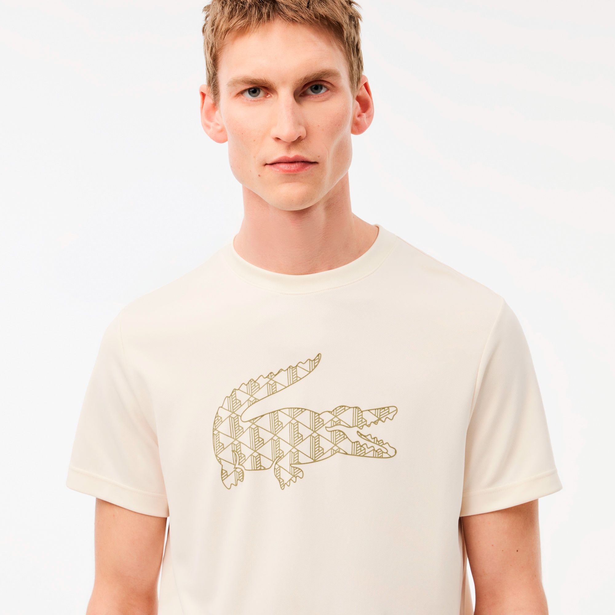 モノグラムワニロゴウルトラドライ鹿の子Tシャツ