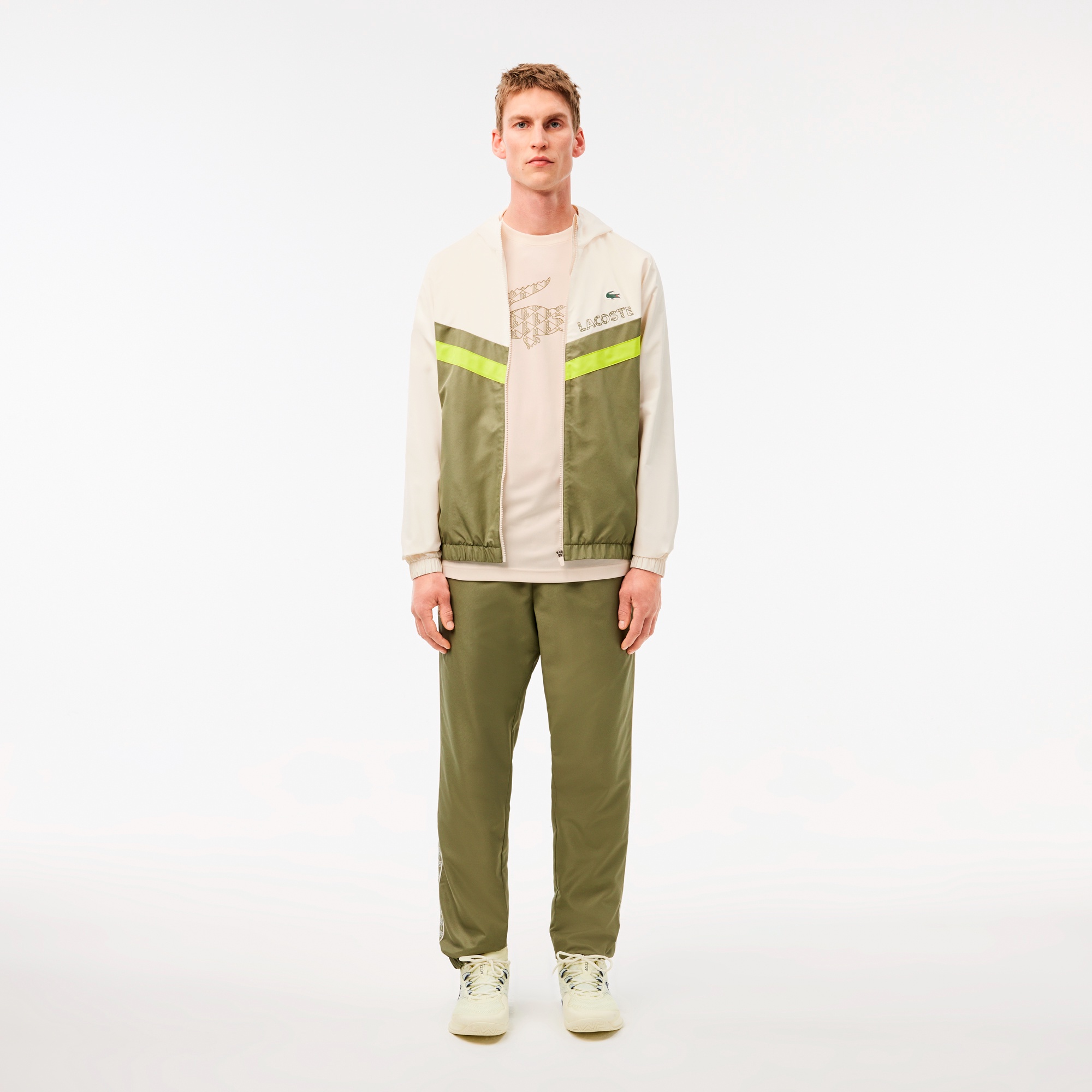 モノグラムワニロゴウルトラドライ鹿の子Tシャツ